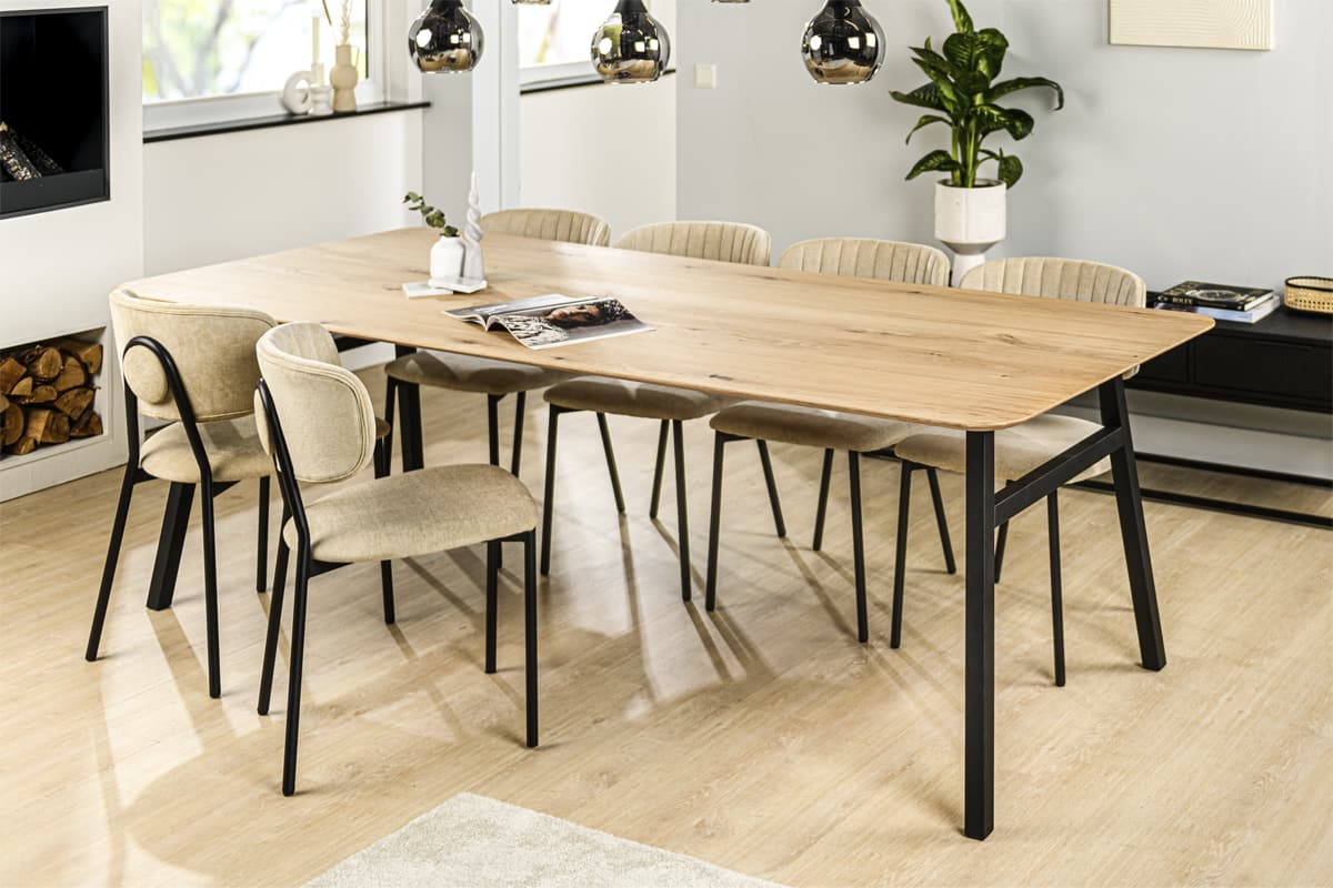 Haluta Eikenhouten Eetkamertafel Marlon - 240 cm