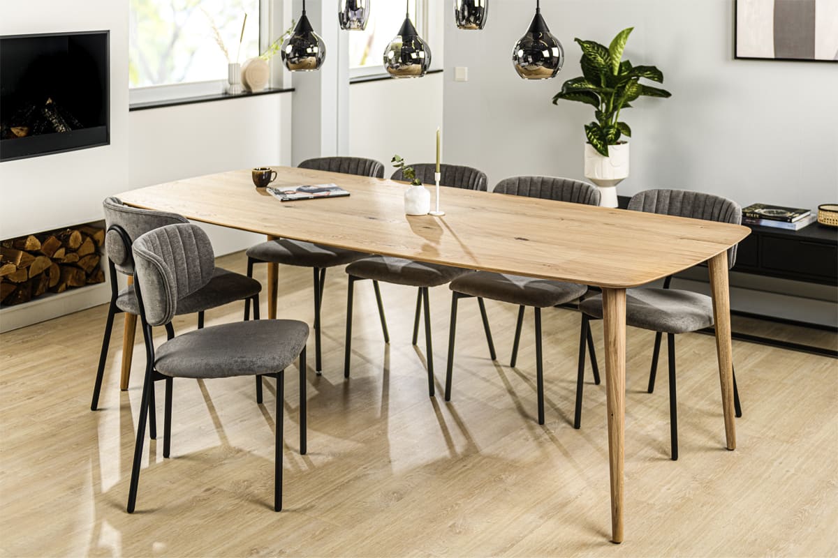 Haluta Eikenhouten Eetkamertafel George - 240 cm