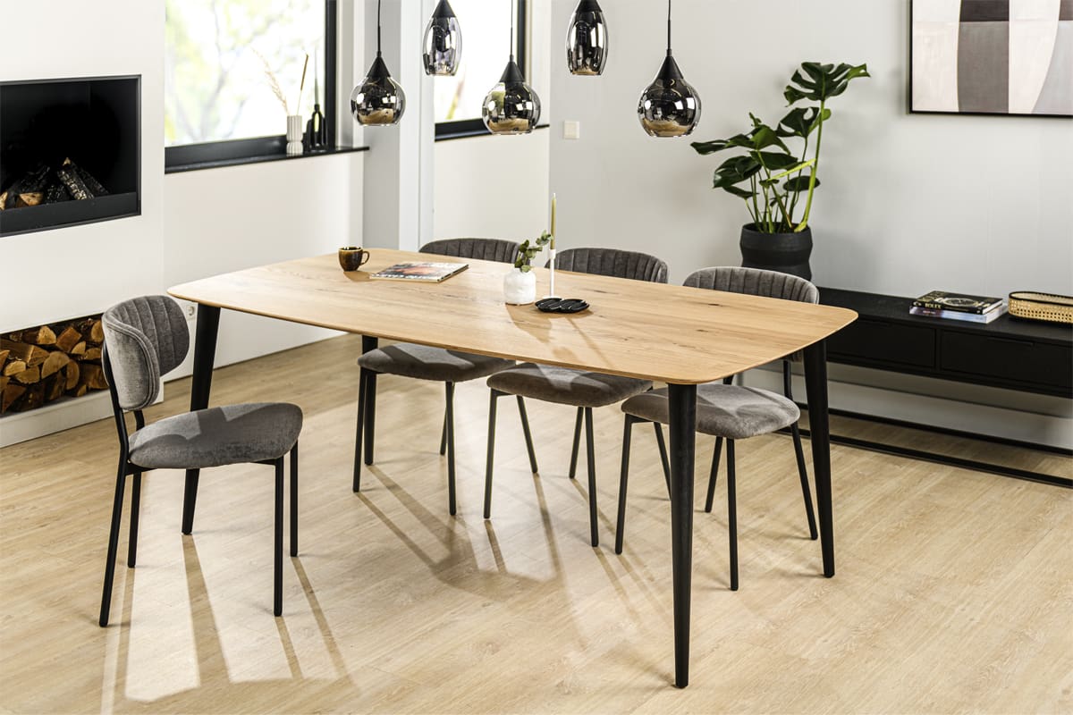 Haluta Eikenhouten Eetkamertafel David - 240 cm