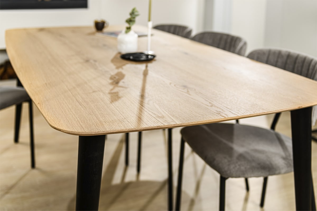 Haluta Eikenhouten Eetkamertafel David - 200 cm - Afbeelding 3