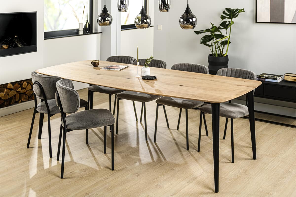 Haluta Eikenhouten Eetkamertafel David - 200 cm