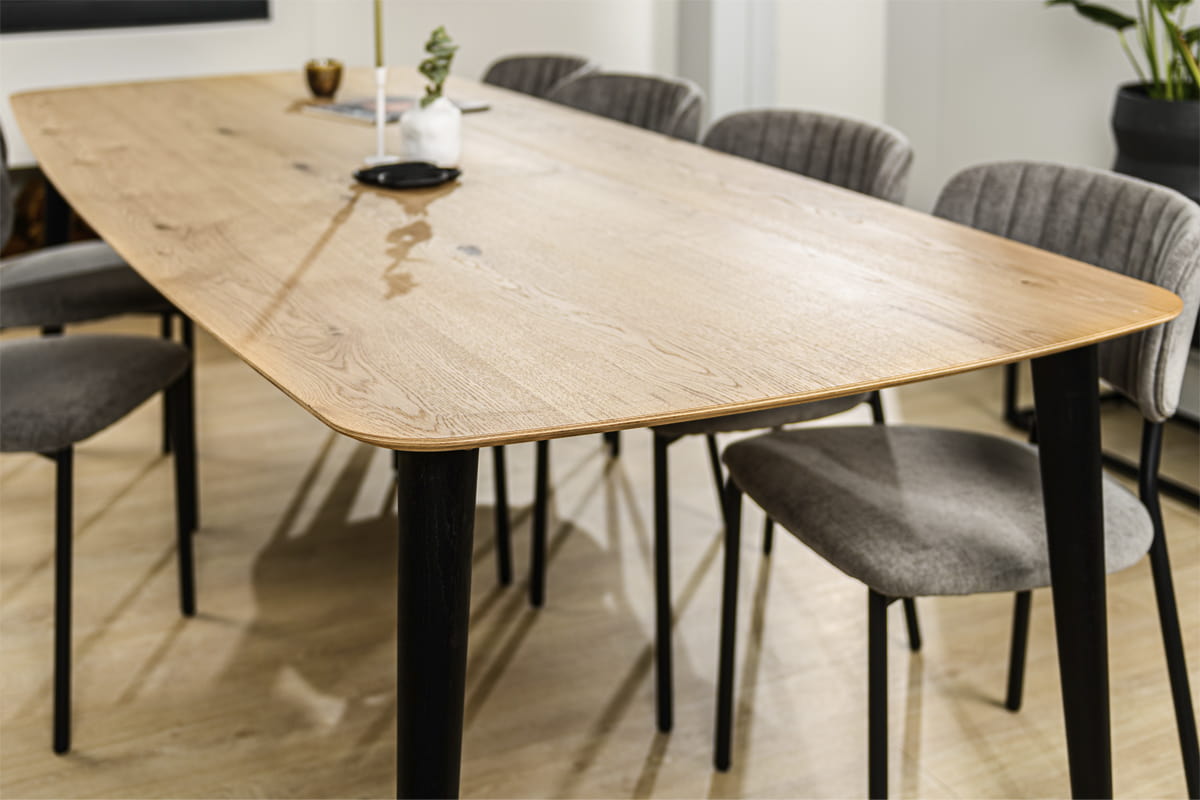 Haluta Eikenhouten Eetkamertafel David - 200 cm - Afbeelding 4
