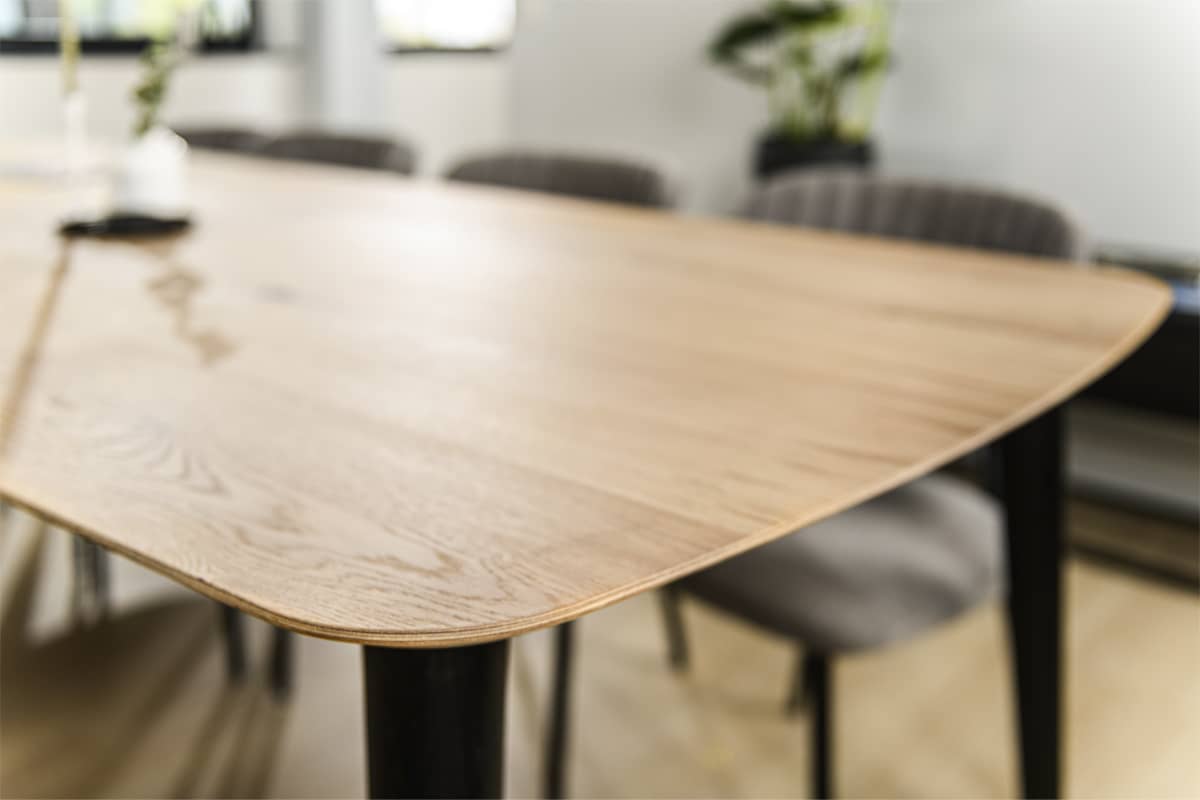 Haluta Eikenhouten Eetkamertafel David - 200 cm - Afbeelding 2