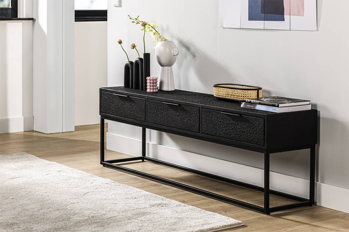 Haluta TV-Meubel Kevin - Lava - 160 x 35 x 50 cm - Afbeelding 2