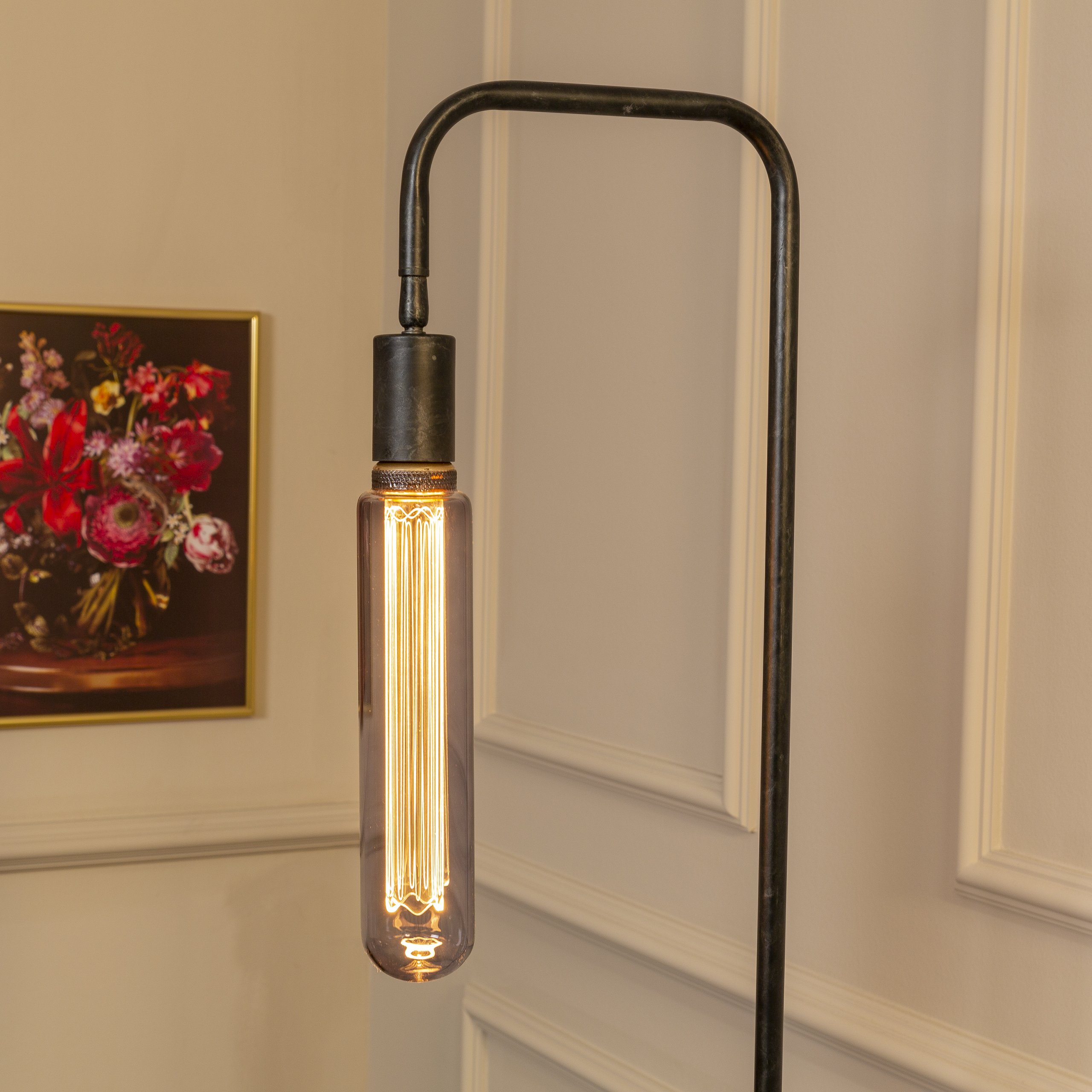 Haluta Vloerlamp - 1-lichts - Gunmetal - Afbeelding 2
