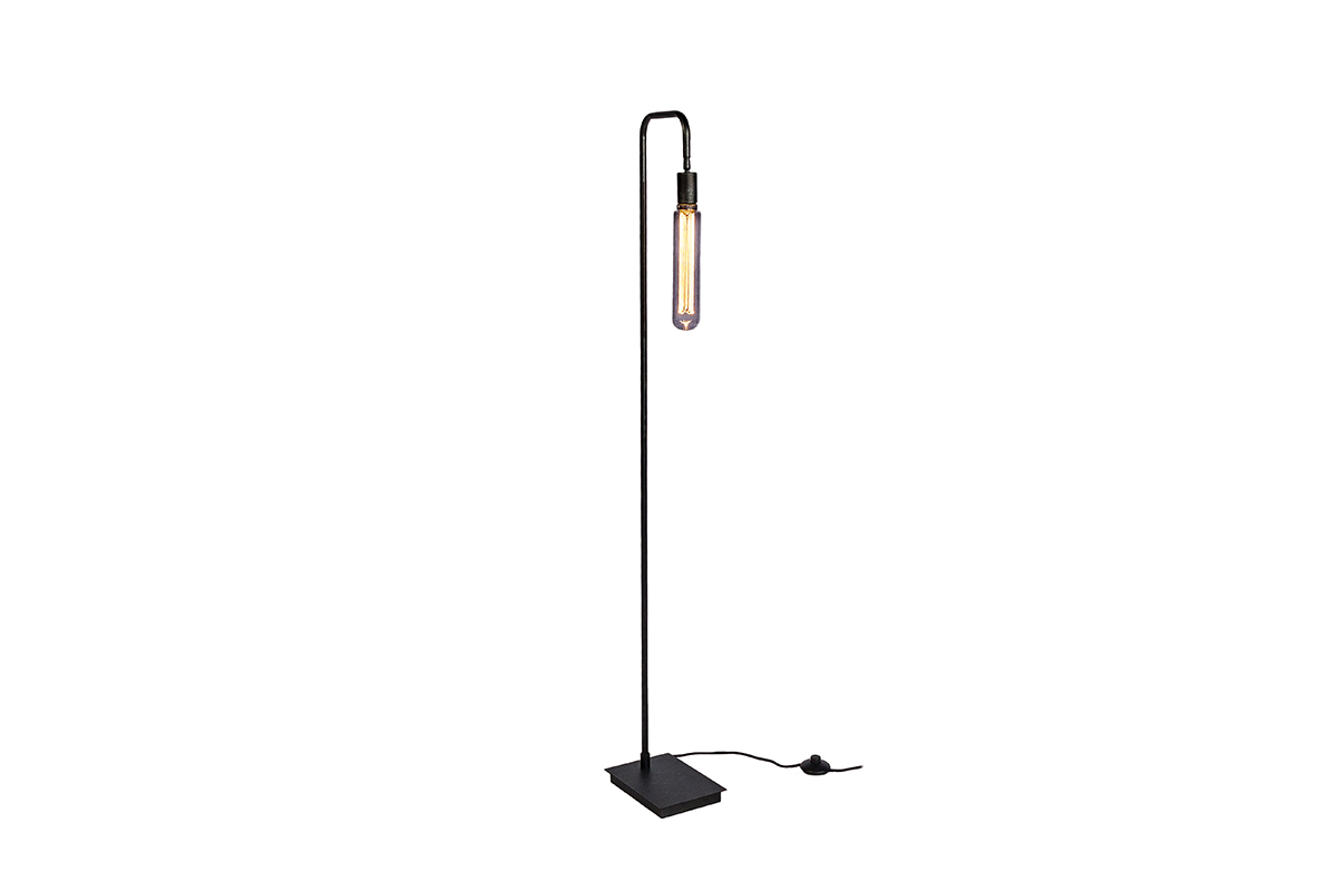 Haluta Vloerlamp - 1-lichts - Gunmetal