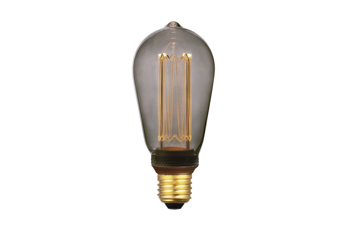 Haluta Lichtbron Smoke - 6,5 cm - Smokey Black