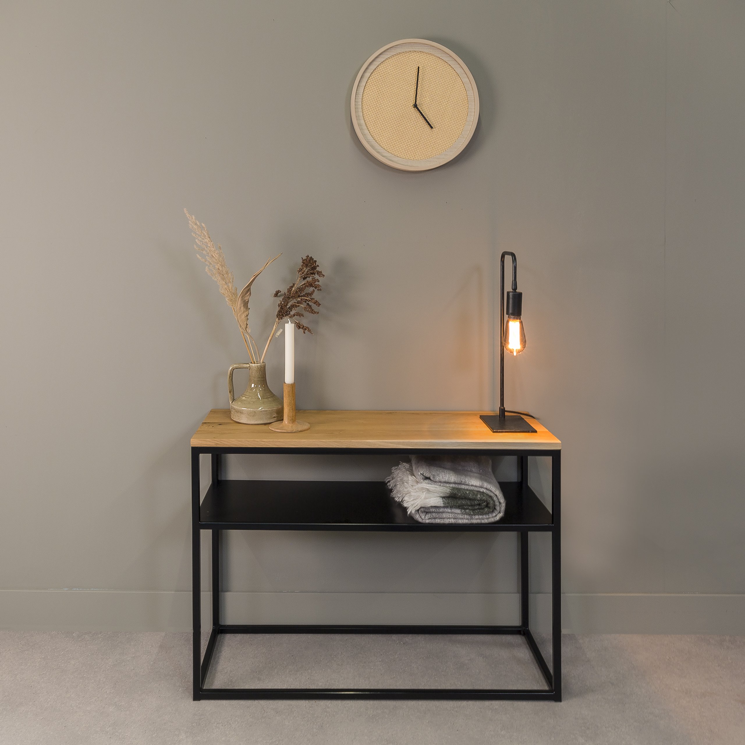 Haluta Haltafel - 100 x 35 x 70 cm - Zand - Afbeelding 2
