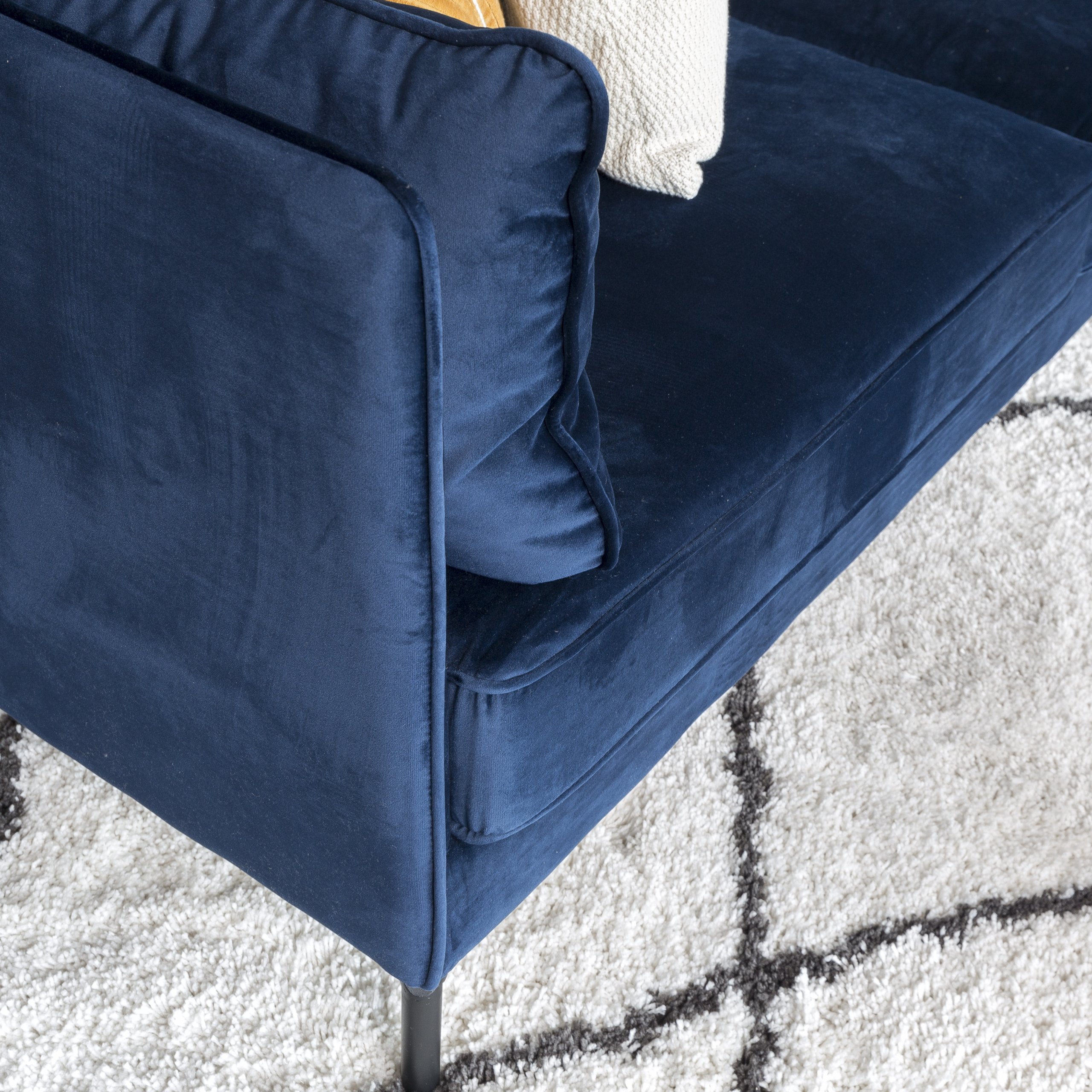 Haluta Fauteuil - 1 Zits - Fashion Velvet - Blauw - Afbeelding 4