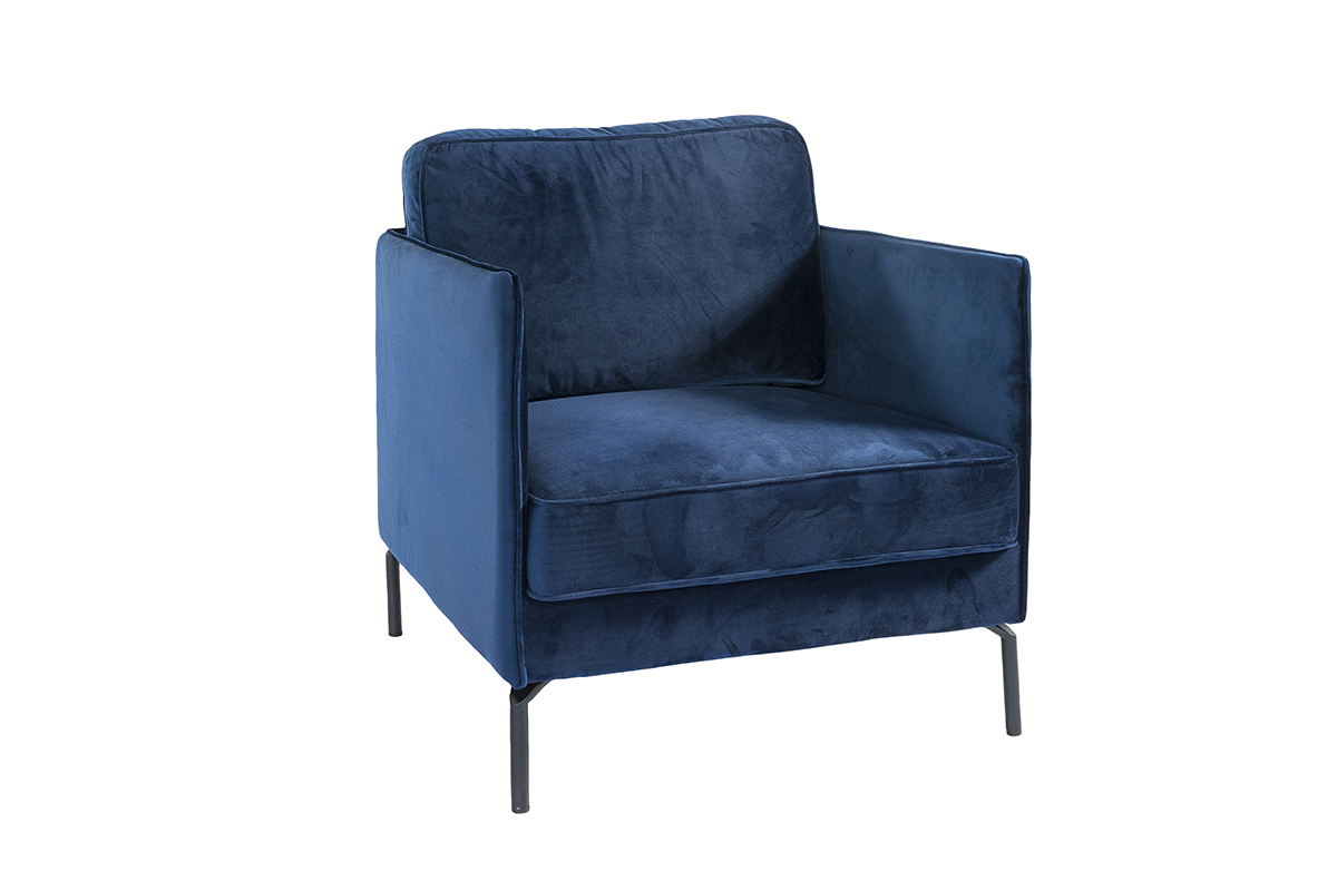 Haluta Fauteuil - 1 Zits - Fashion Velvet - Blauw