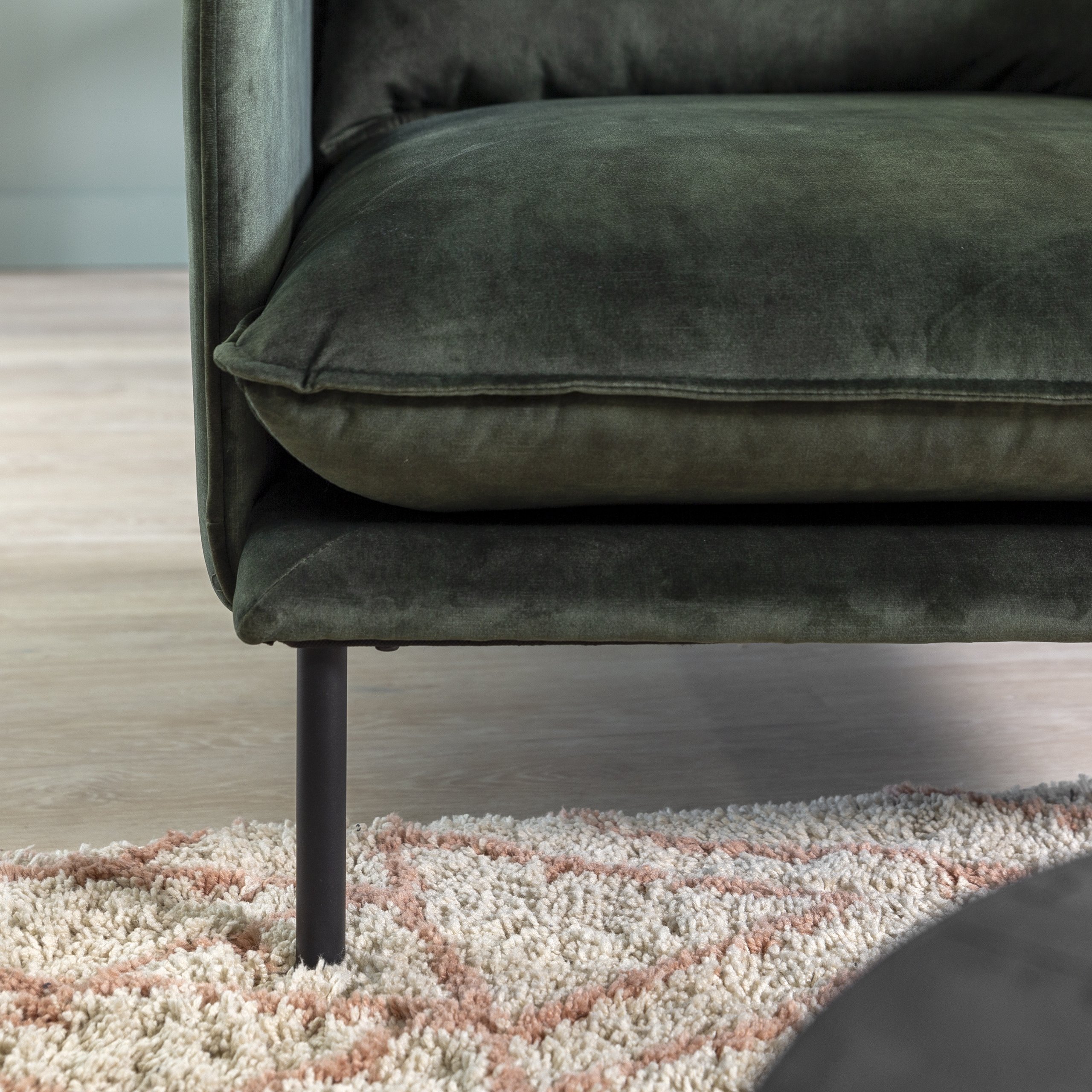Haluta Velvet Fauteuil - 1 Zits - Groen - Afbeelding 7