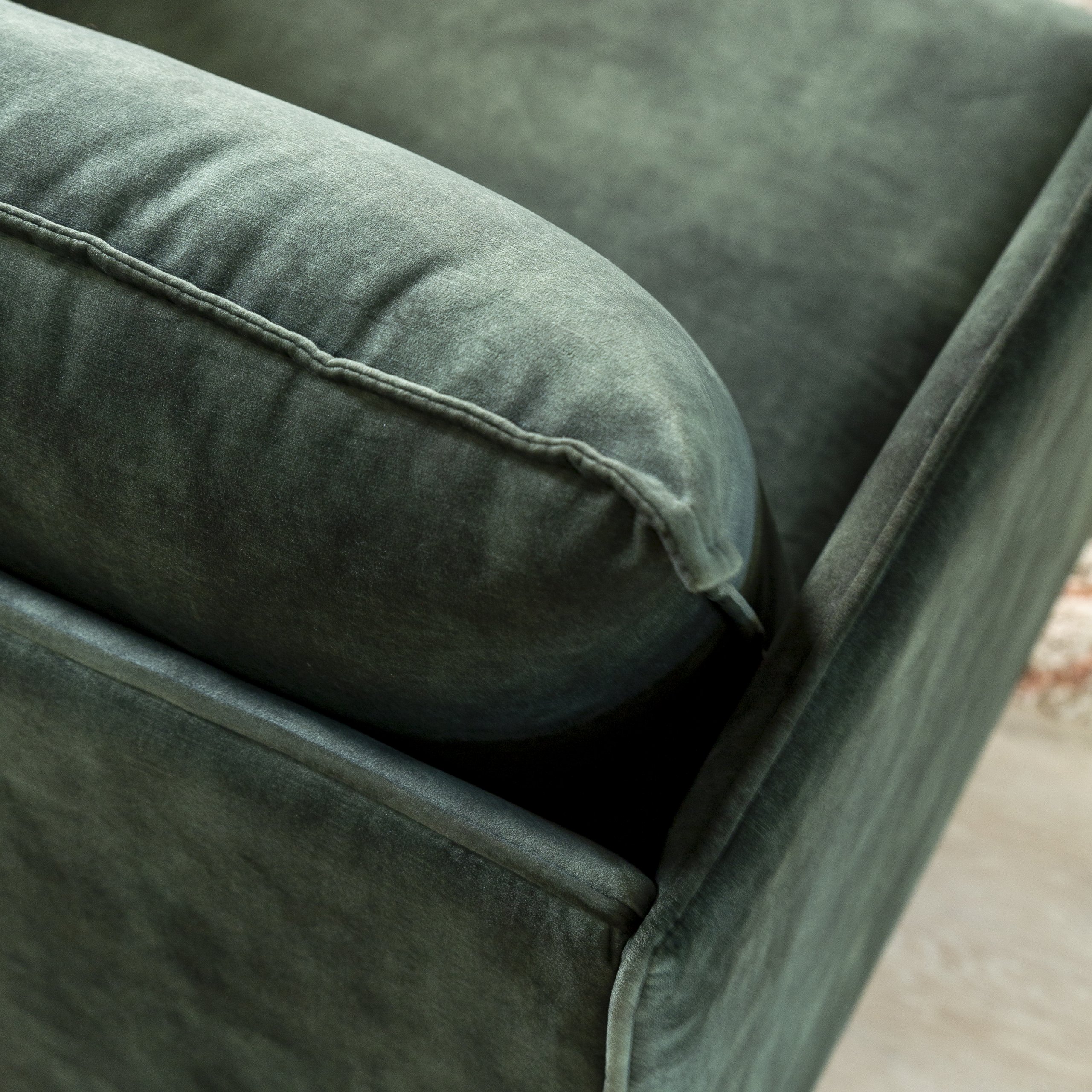 Haluta Velvet Fauteuil - 1 Zits - Groen - Afbeelding 8