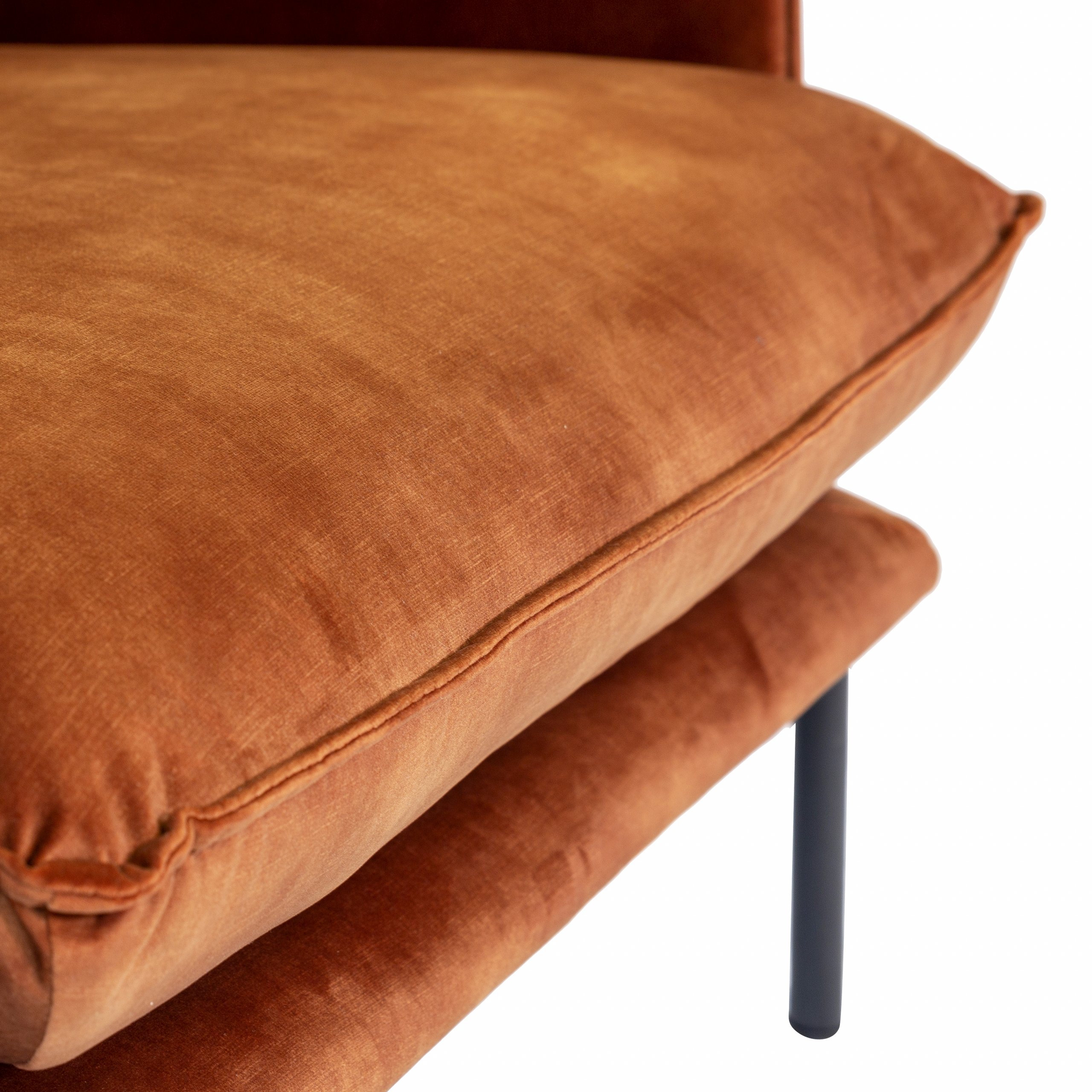 Haluta Velvet Fauteuil - 1 Zits - Koper - Afbeelding 6