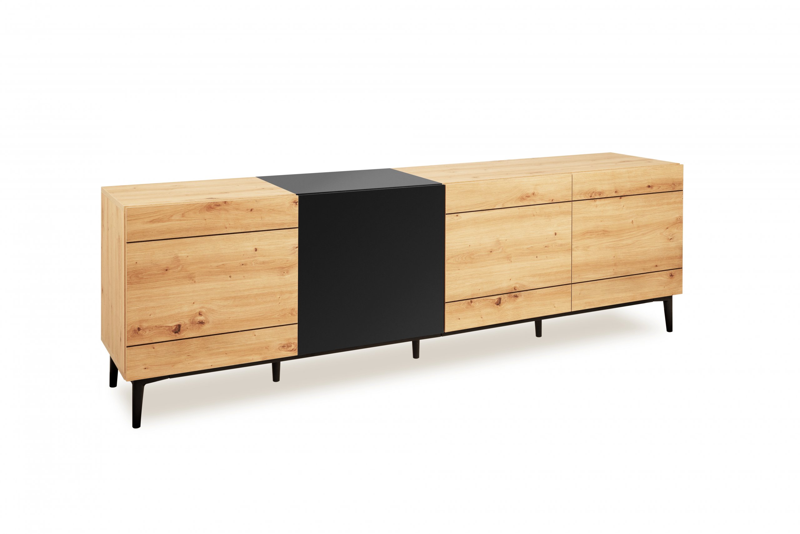 Haluta Melamine Dressoir - 200 x 42 x 65 cm - Naturel - Afbeelding 4