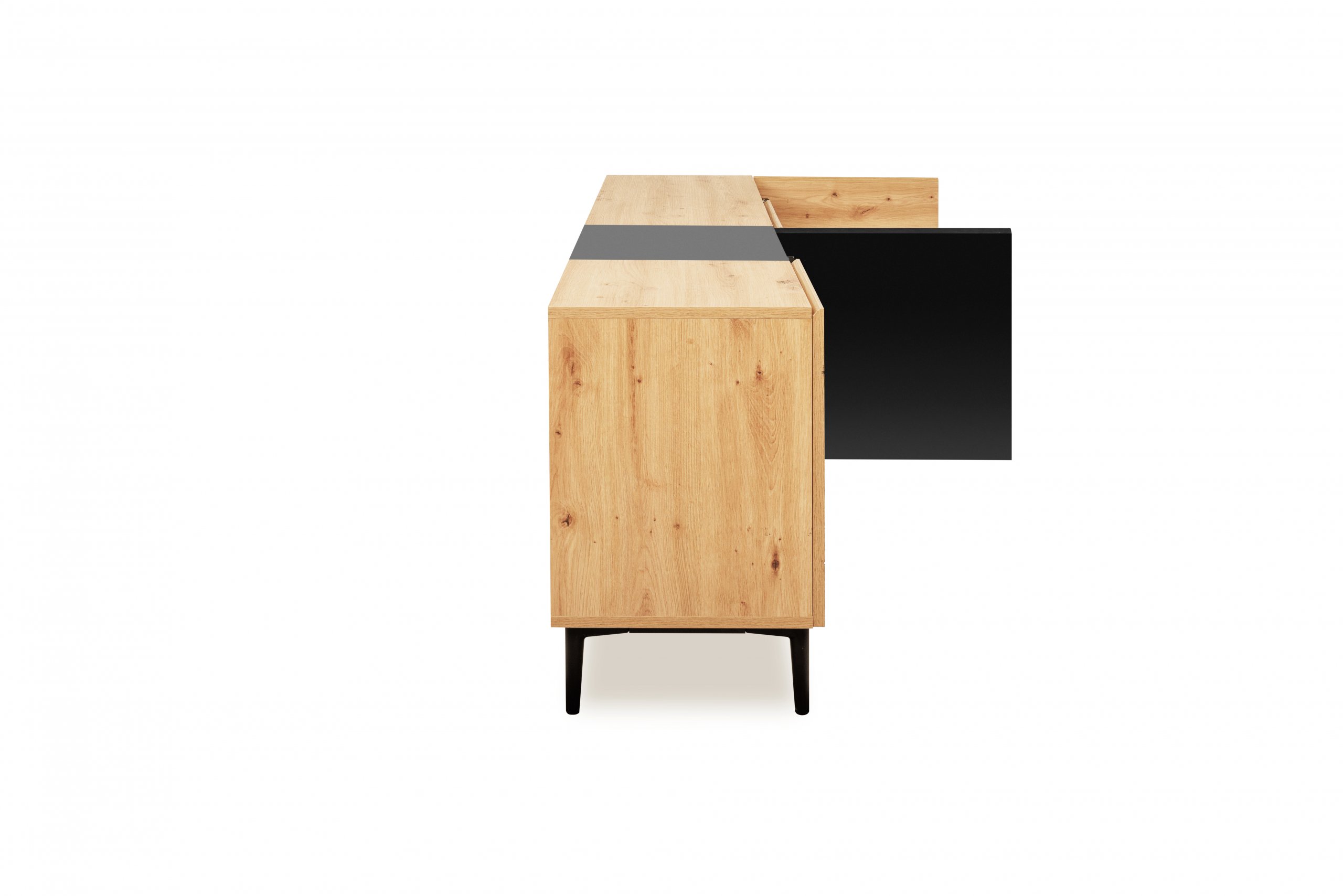 Haluta Melamine Dressoir - 200 x 42 x 65 cm - Naturel - Afbeelding 5