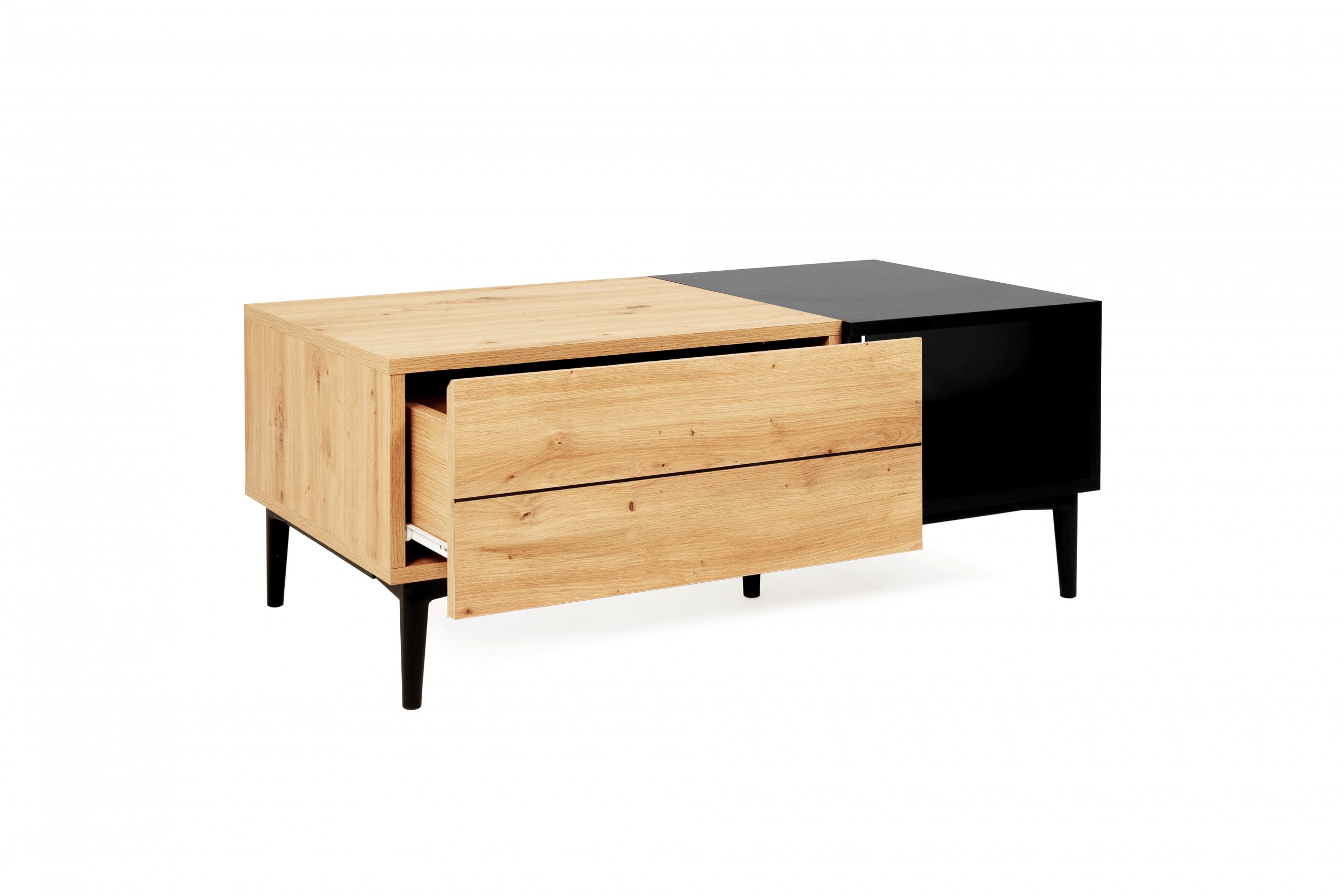 Haluta Melamine Salontafel - 100 x 55 x 40 cm - Naturel - Afbeelding 4