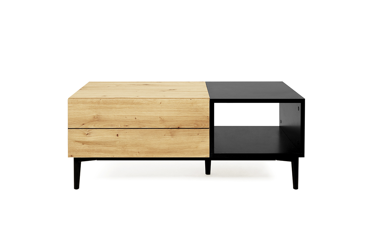 Haluta Melamine Salontafel - 100 x 55 x 40 cm - Naturel