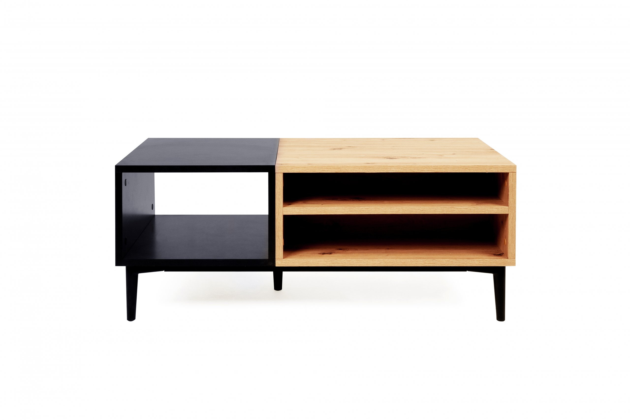 Haluta Melamine Salontafel - 100 x 55 x 40 cm - Naturel - Afbeelding 2