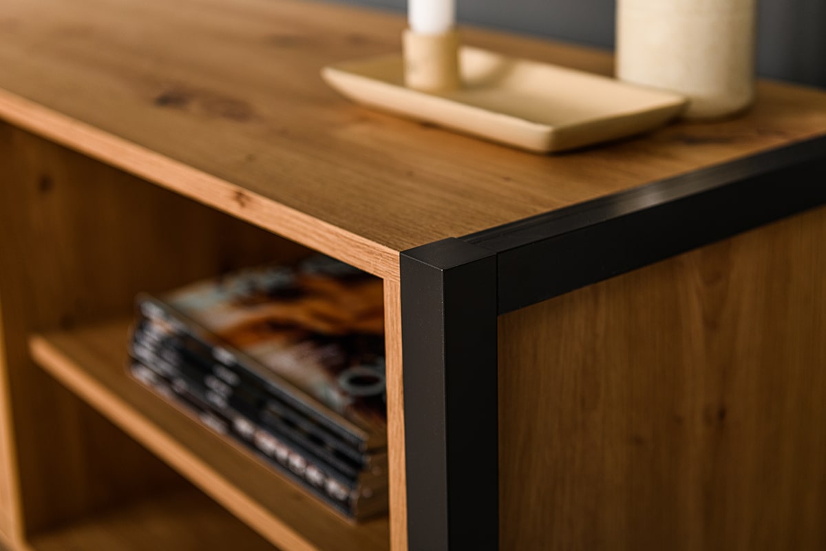 Haluta Melamine TV Meubel - 160 x 40 x 55 cm - Naturel - Afbeelding 5
