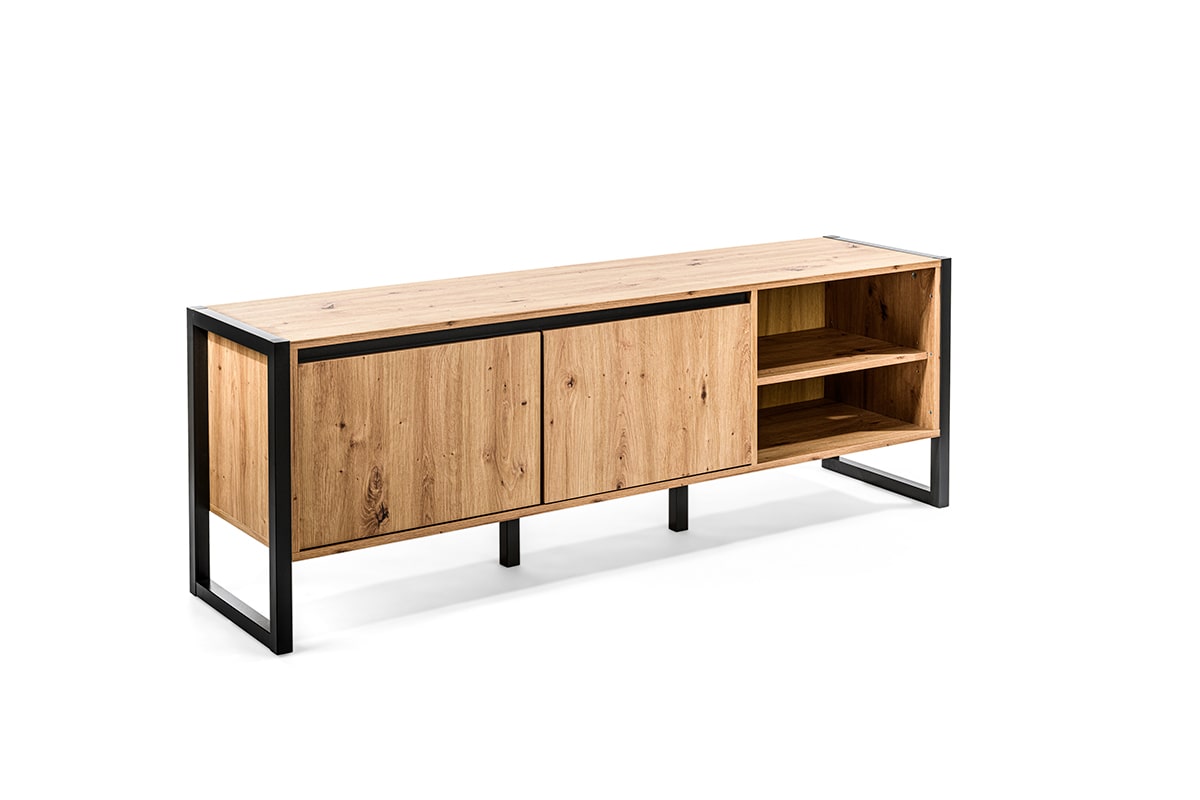 Haluta Melamine TV Meubel - 160 x 40 x 55 cm - Naturel - Afbeelding 6