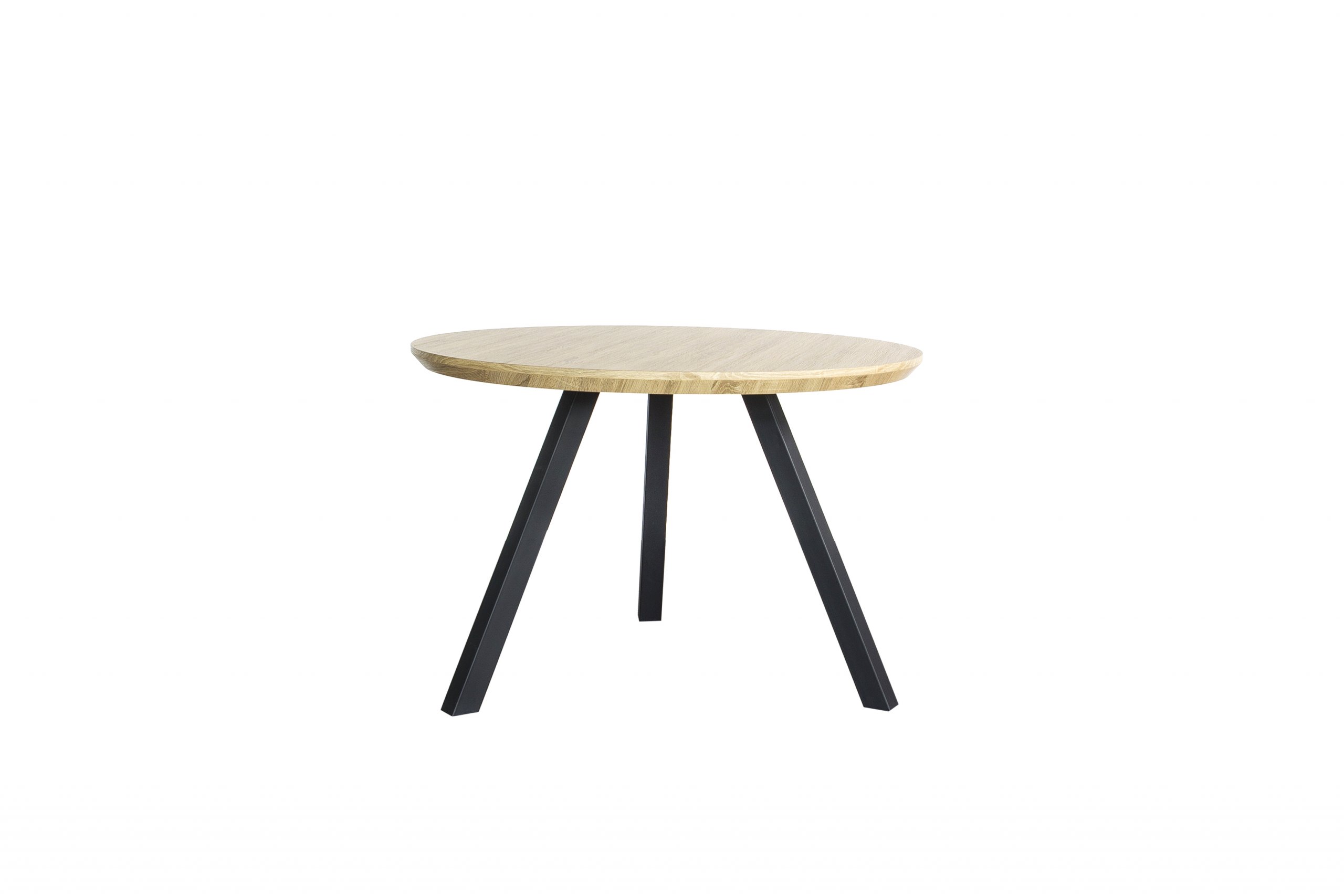 Haluta Eetkamertafel Rond - 120 x 120 cm - White Wash - Afbeelding 5