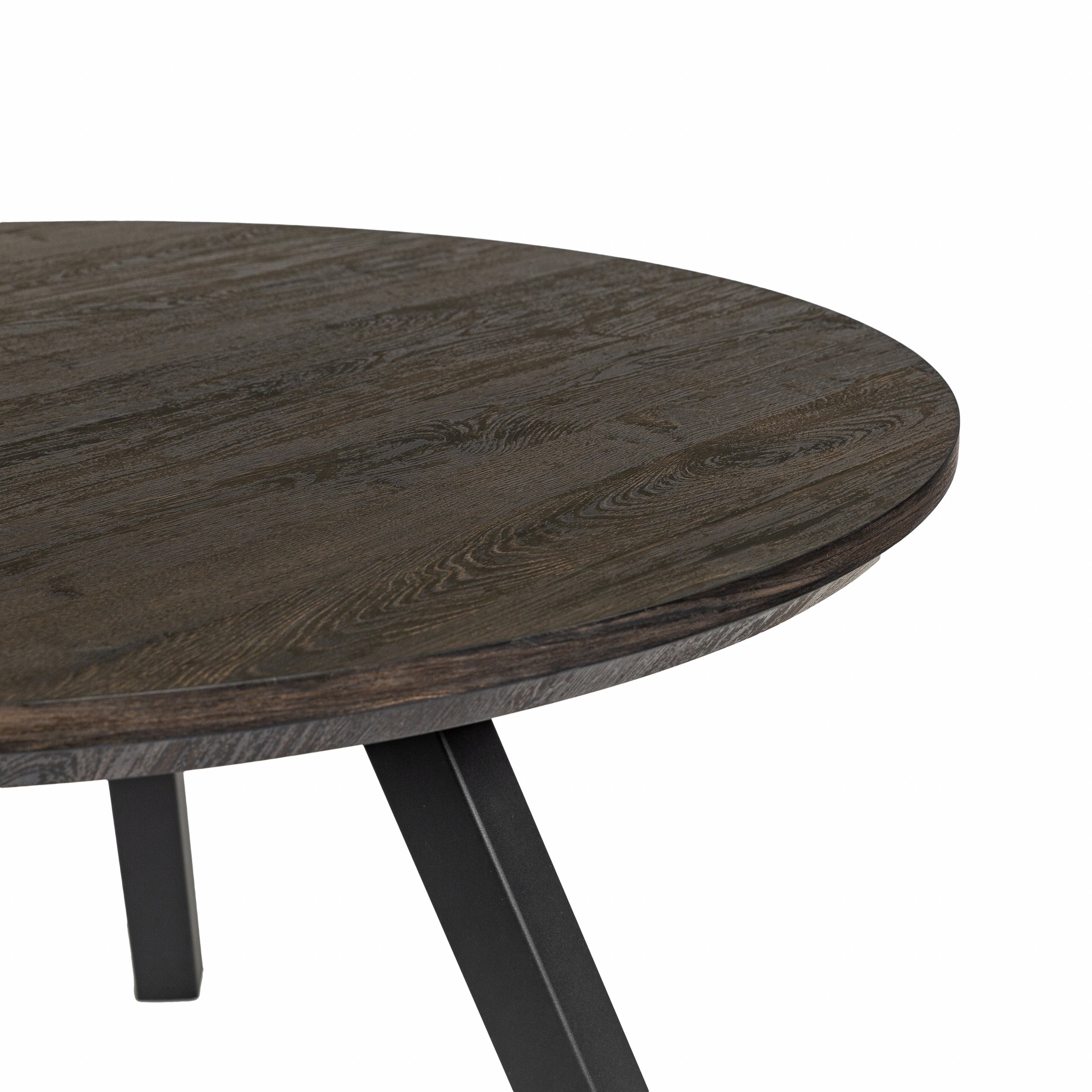 Haluta Eetkamertafel Rond - Smokey - Afbeelding 4