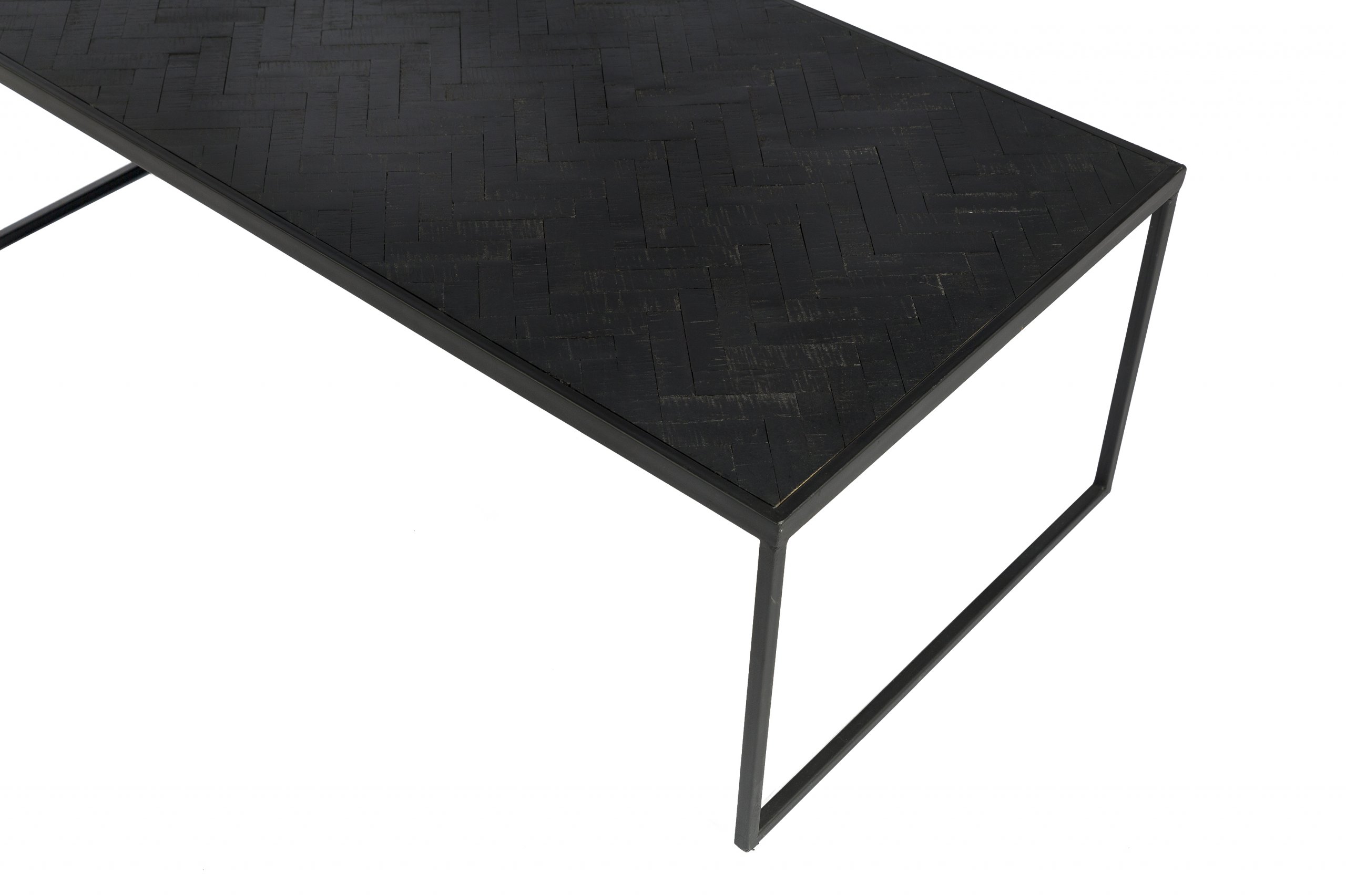 Haluta Salontafel - 120 x 60 x 40 cm - Black Stack - Zwart - Afbeelding 3