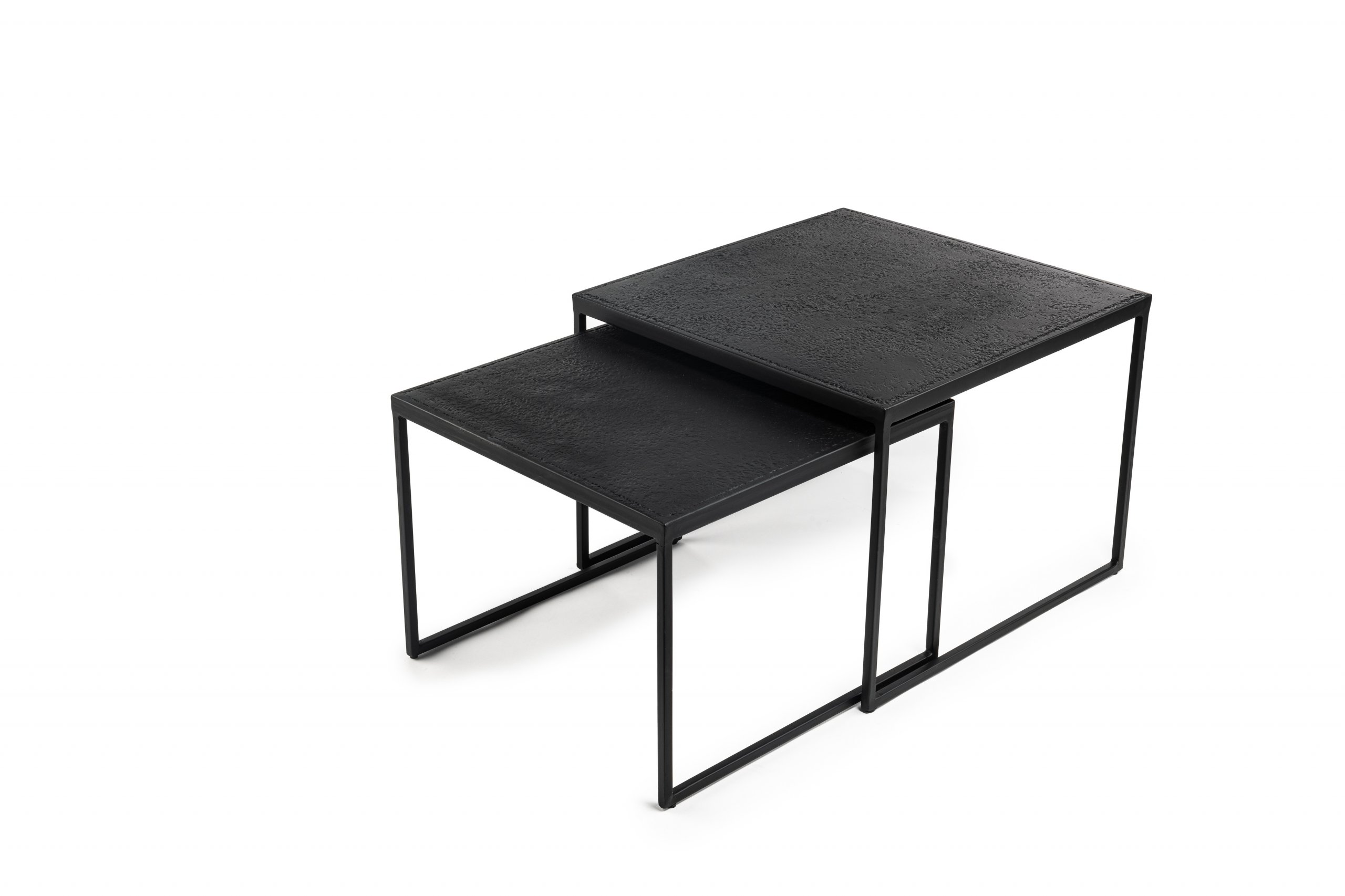 Haluta Lava Salontafel - Set van 2 - Zwart - Afbeelding 2