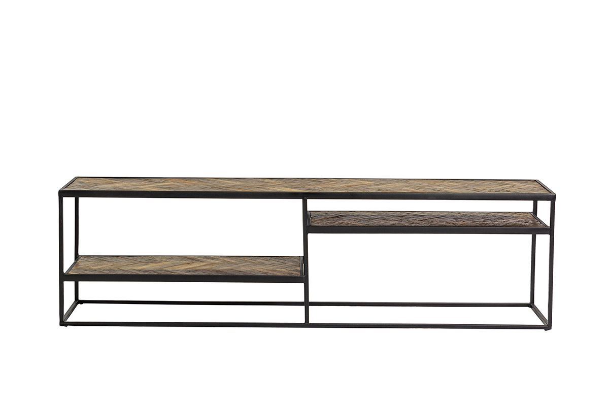 Haluta TV Meubel - 180 x 35 x 40 cm - Brown Cuban - Bruin