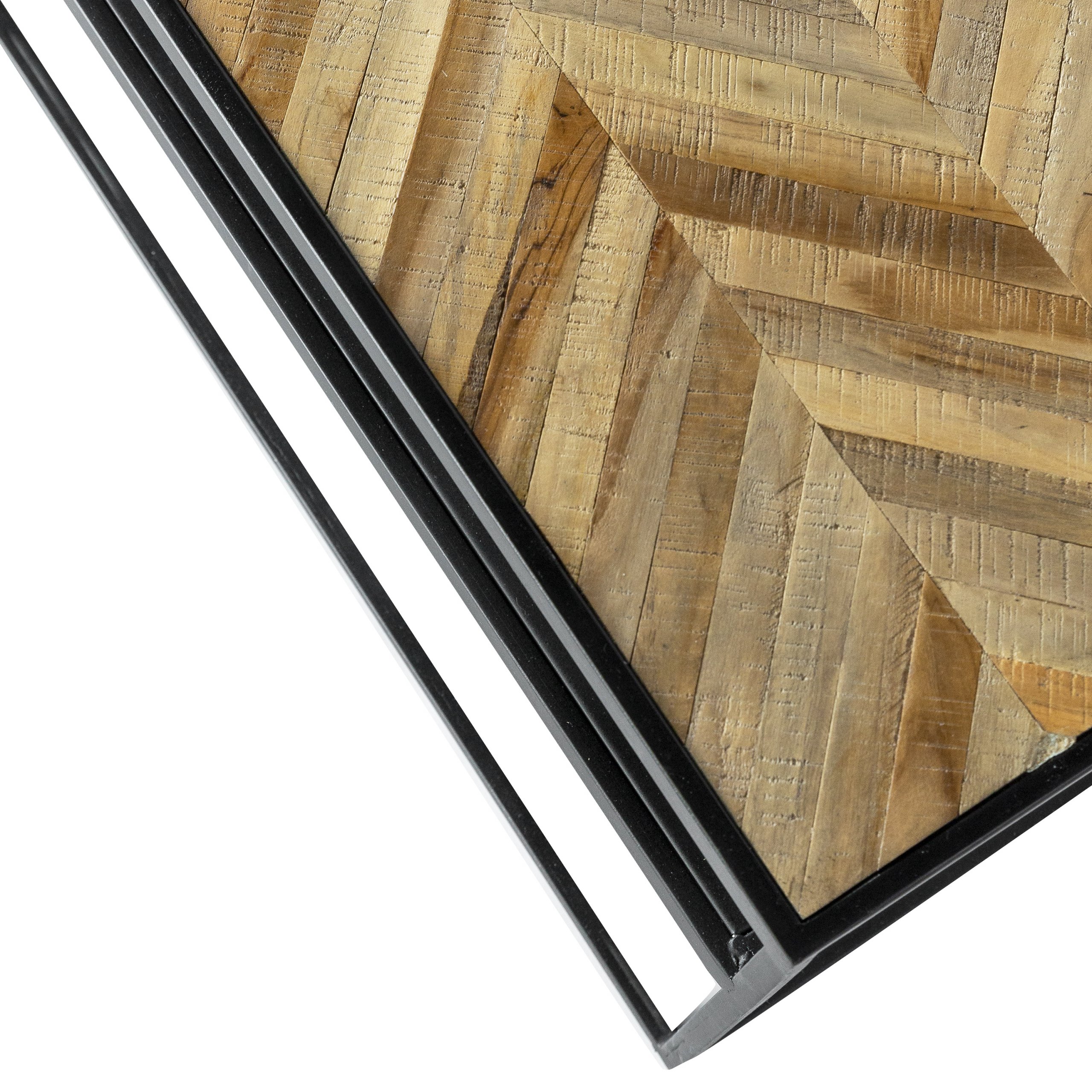 Haluta Salontafel - 80 x 80 x 40 cm - Brown Cuban - Bruin - Afbeelding 4