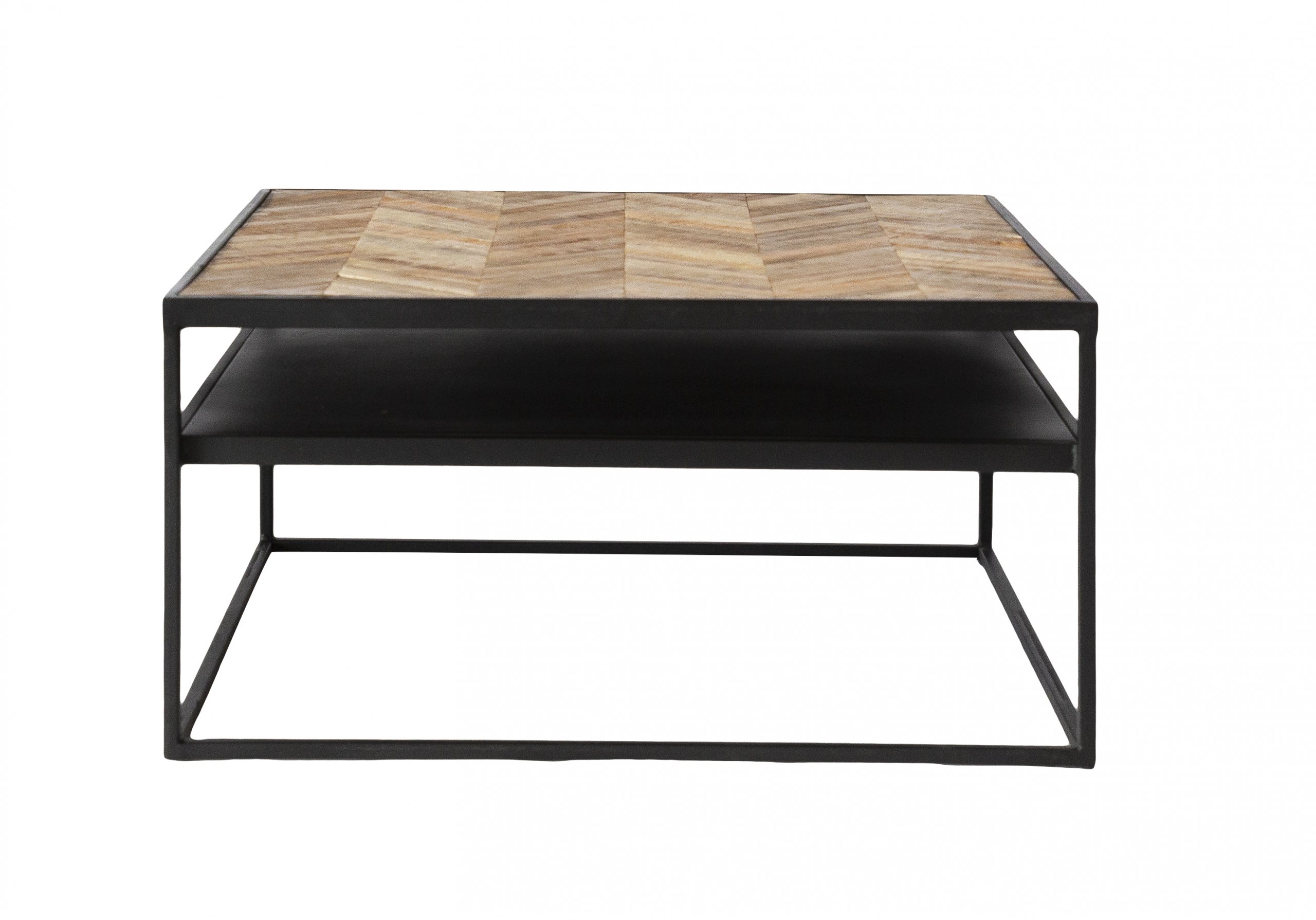 Haluta Salontafel - 80 x 80 x 40 cm - Brown Cuban - Bruin - Afbeelding 3