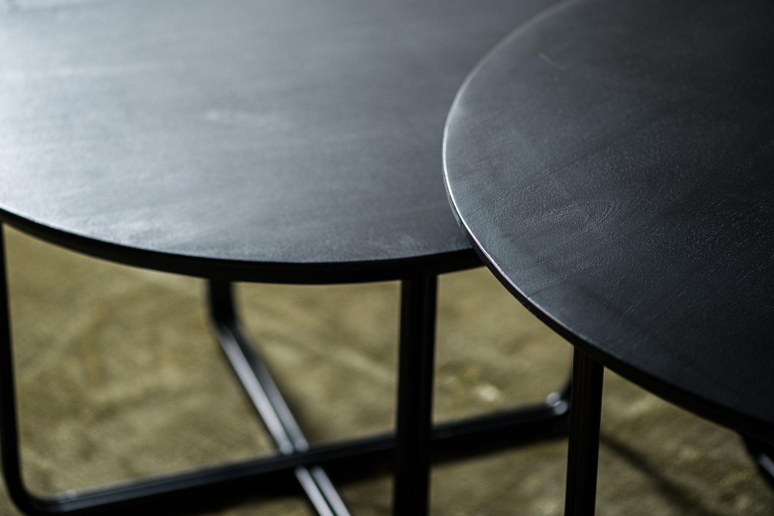 Haluta Acacia Salontafel - Set van 2 - Zwart - Afbeelding 4
