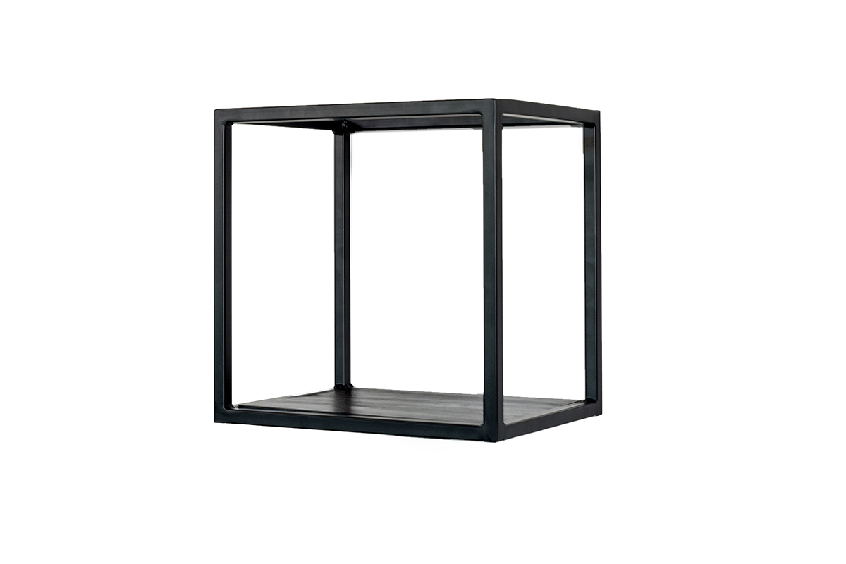 Haluta Wandschap - 1 Vak - W340 Zwart