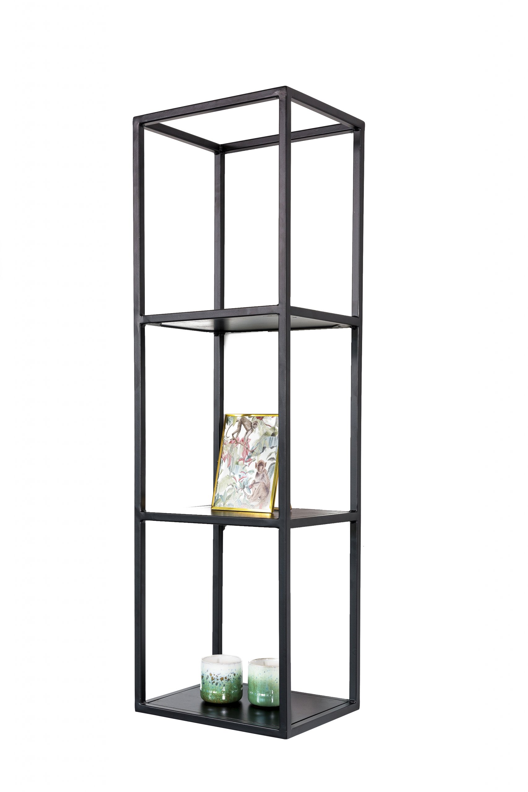 Haluta Wandschap - 3 Vak - W340 Zwart - Afbeelding 3