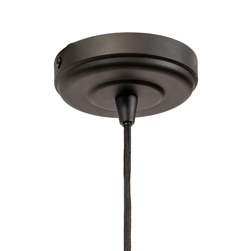 Haluta Hanglamp - 37 x 37 x 130 cm - 1-lichts - Smoke Glas - Afbeelding 7