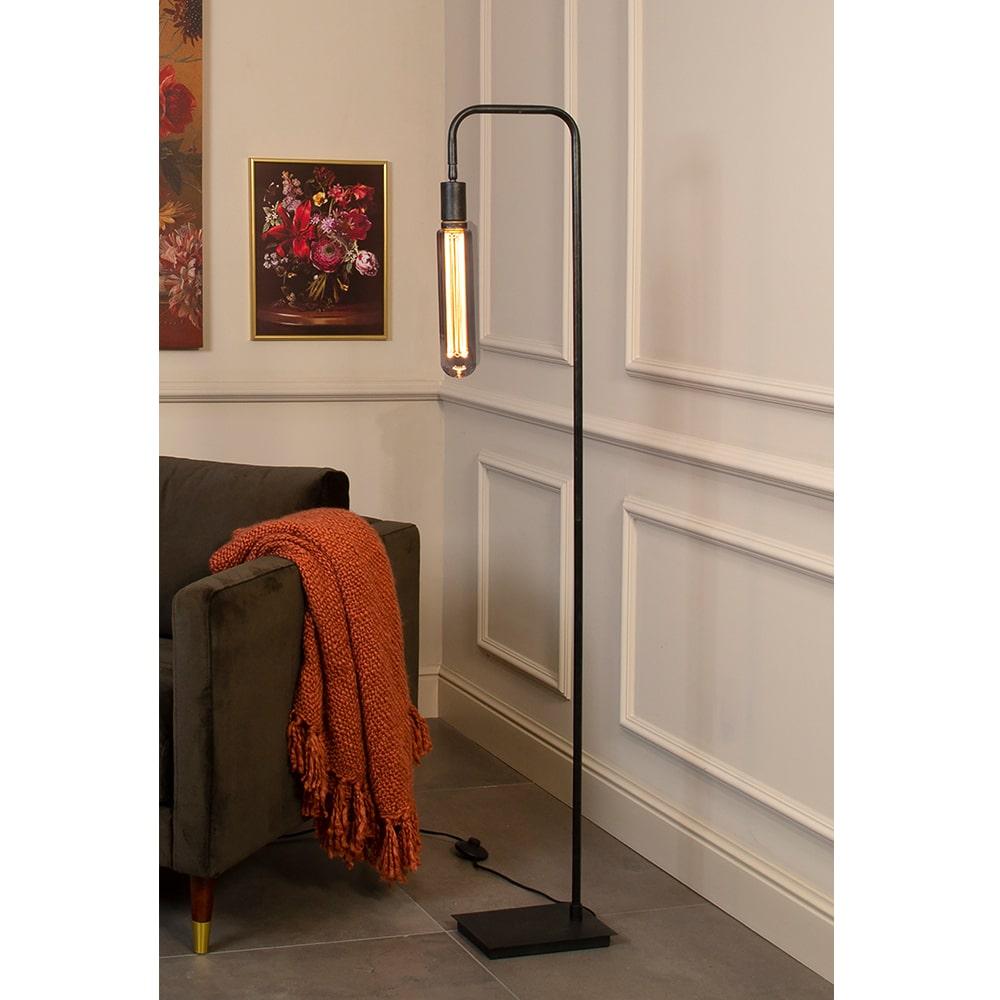 Haluta Vloerlamp - 1-lichts - Gunmetal - Afbeelding 6
