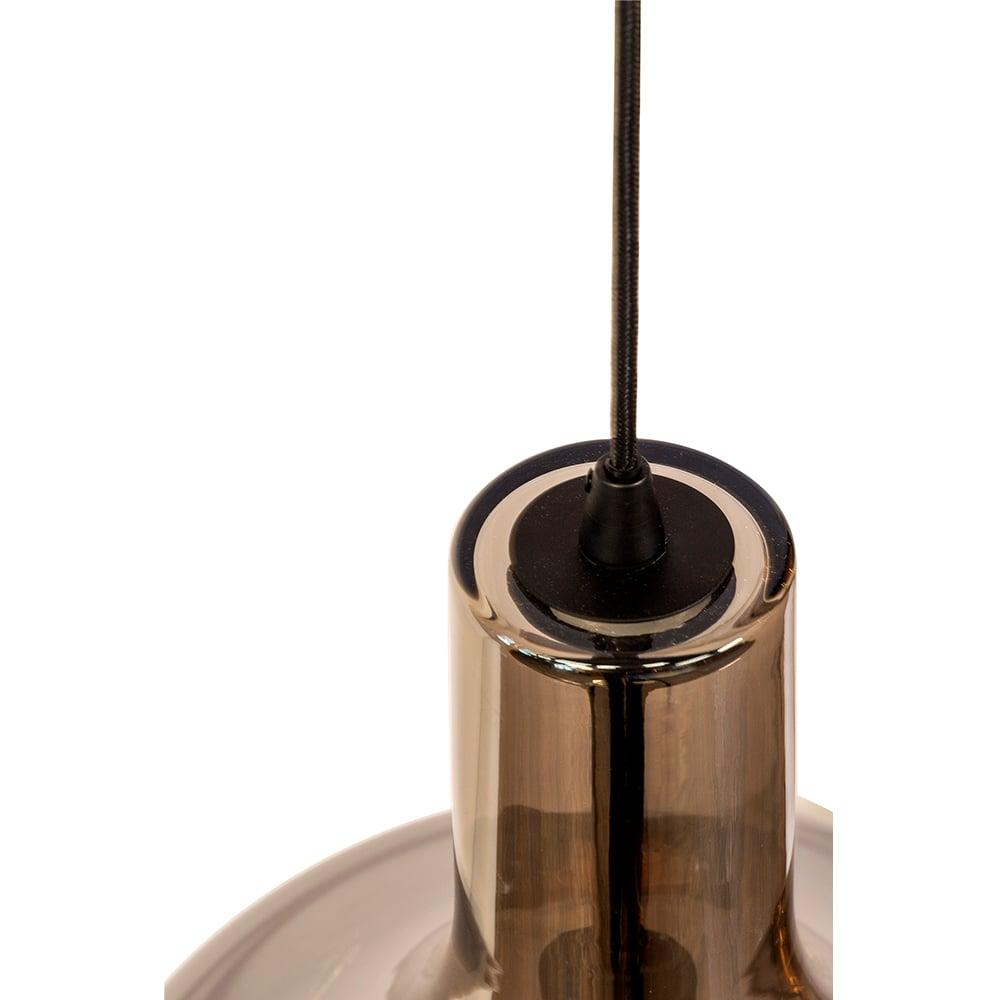 Haluta Hanglamp - 37 x 37 x 130 cm - 1-lichts - Smoke Glas - Afbeelding 5
