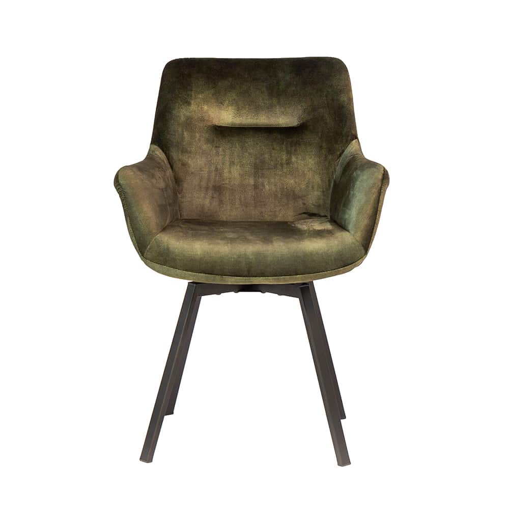 Haluta Eetkamerstoel Noël – Groen – €179,50 p.s – Set van 2 - Afbeelding 6