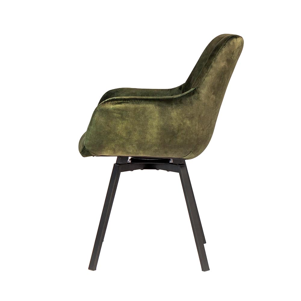 Haluta Eetkamerstoel Noël – Groen – €179,50 p.s – Set van 2 - Afbeelding 2