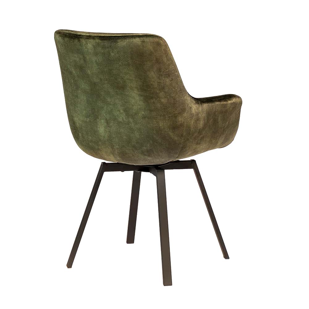 Haluta Eetkamerstoel Noël – Groen – €179,50 p.s – Set van 2 - Afbeelding 5