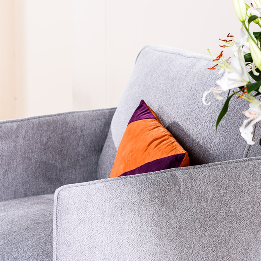 Haluta Fauteuil Julius - 1 Zits - 92 x 80 x 86 cm - Heaven - Grijs - Afbeelding 4