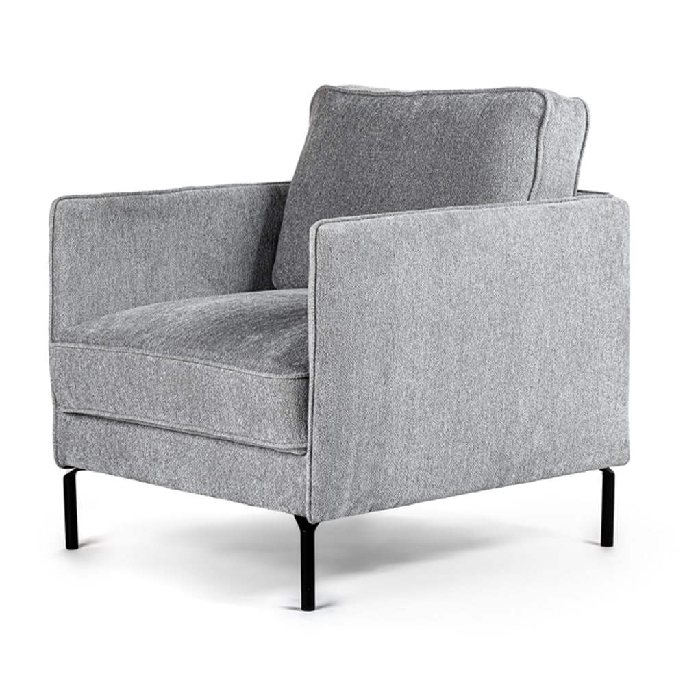 Haluta Fauteuil Julius - 1 Zits - 92 x 80 x 86 cm - Heaven - Grijs - Afbeelding 2
