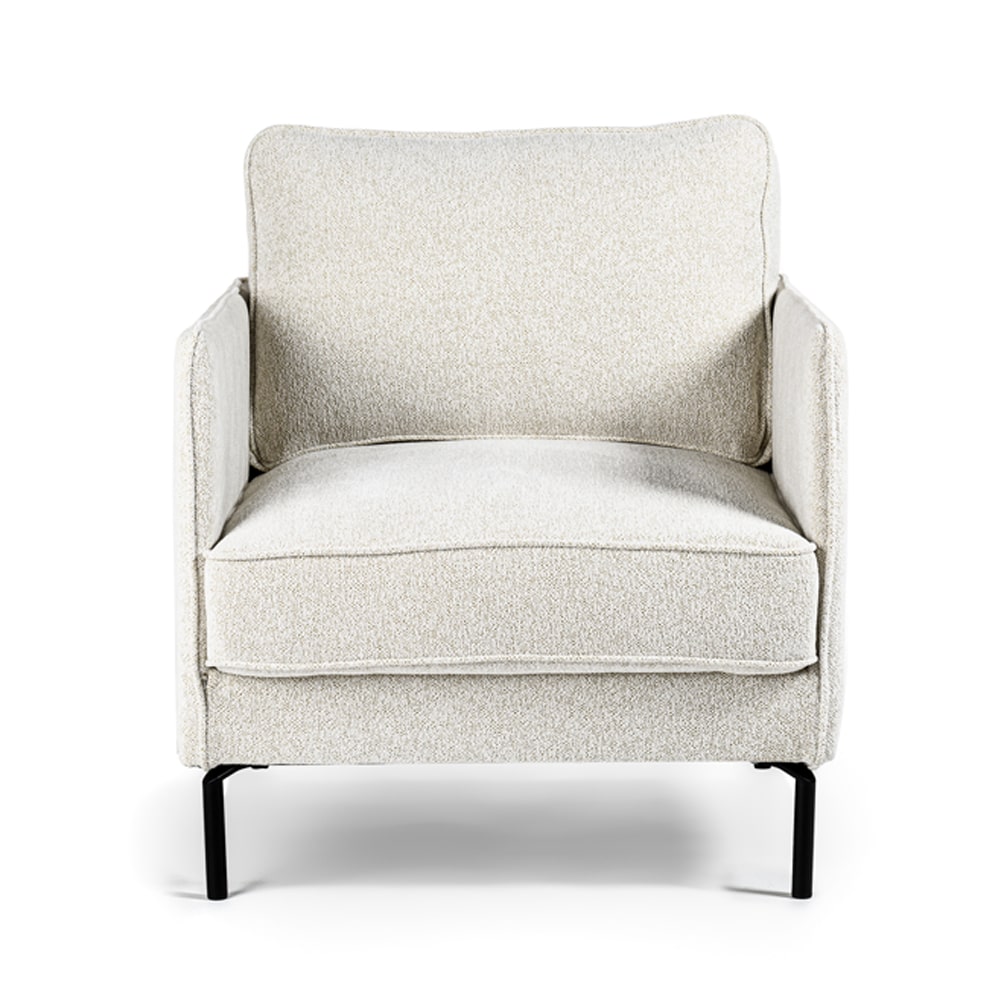 Haluta Fauteuil Julius - 1 Zits - 92 x 80 x 86 cm - Heaven - Naturel - Afbeelding 2