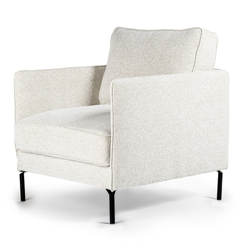 Haluta Fauteuil Julius - 1 Zits - 92 x 80 x 86 cm - Heaven - Naturel - Afbeelding 4