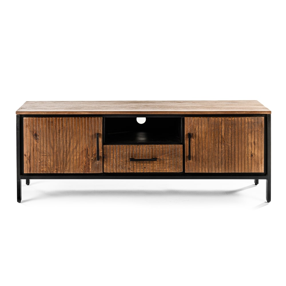 Haluta Acacia TV-meubel Olivia- 140 x 40 x 50 cm - Bruin - Afbeelding 3