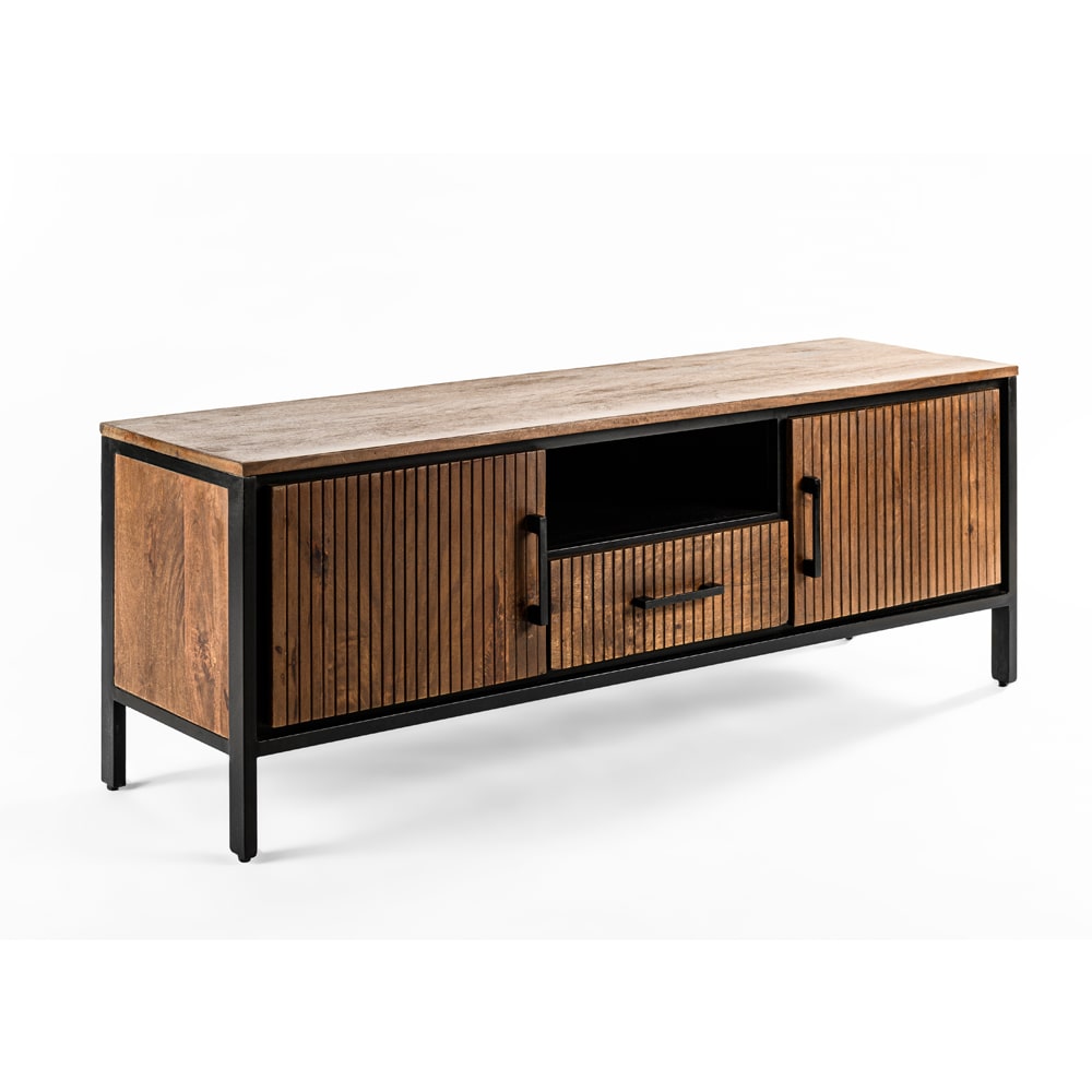 Haluta Acacia TV-meubel Olivia- 140 x 40 x 50 cm - Bruin - Afbeelding 5