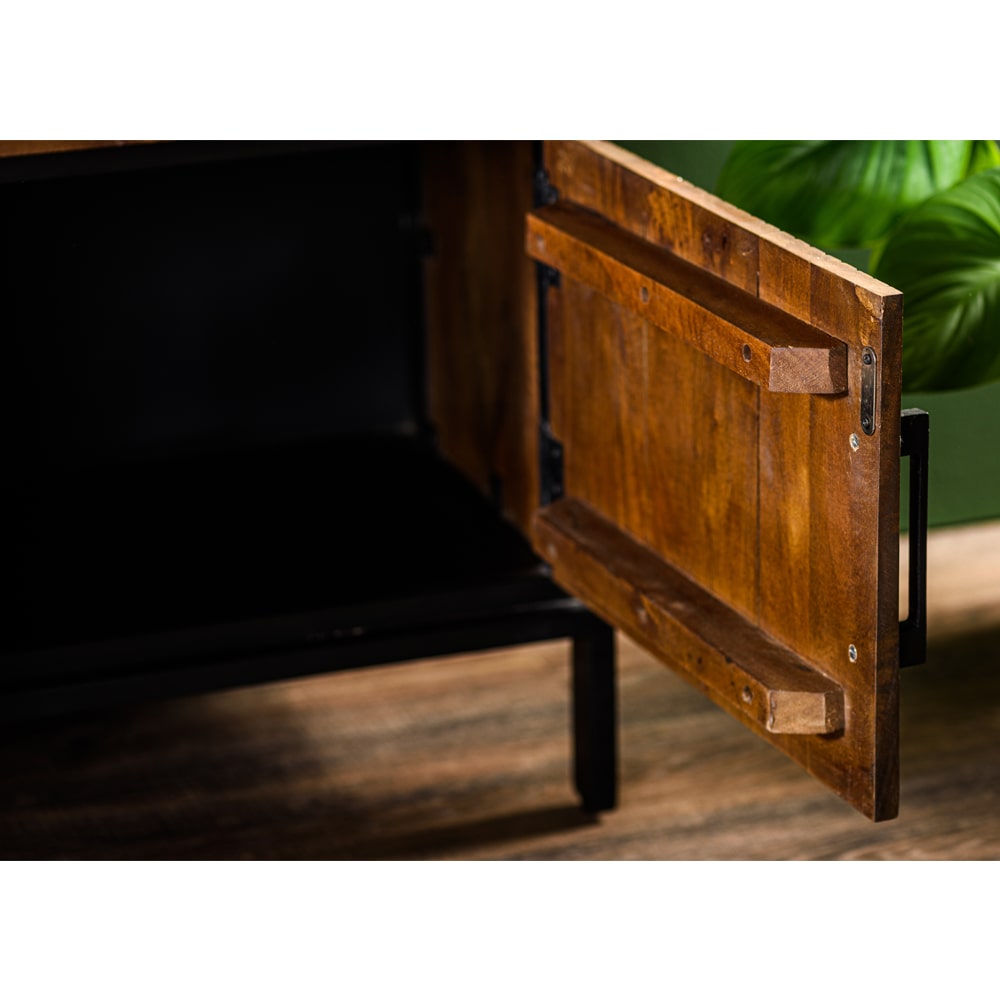 Haluta Acacia TV-meubel Olivia- 140 x 40 x 50 cm - Bruin - Afbeelding 4