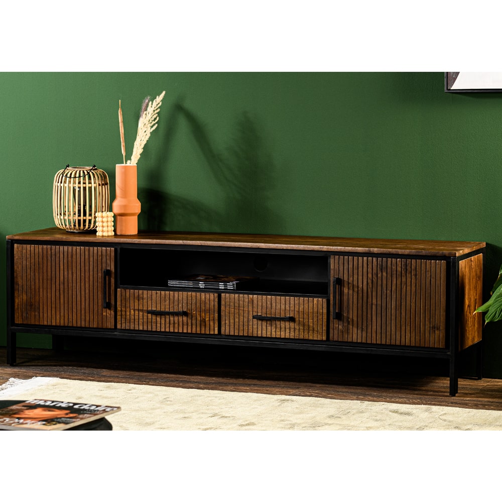 Haluta Acacia TV-meubel Olivia - 180 x 40 x 50 cm - Bruin