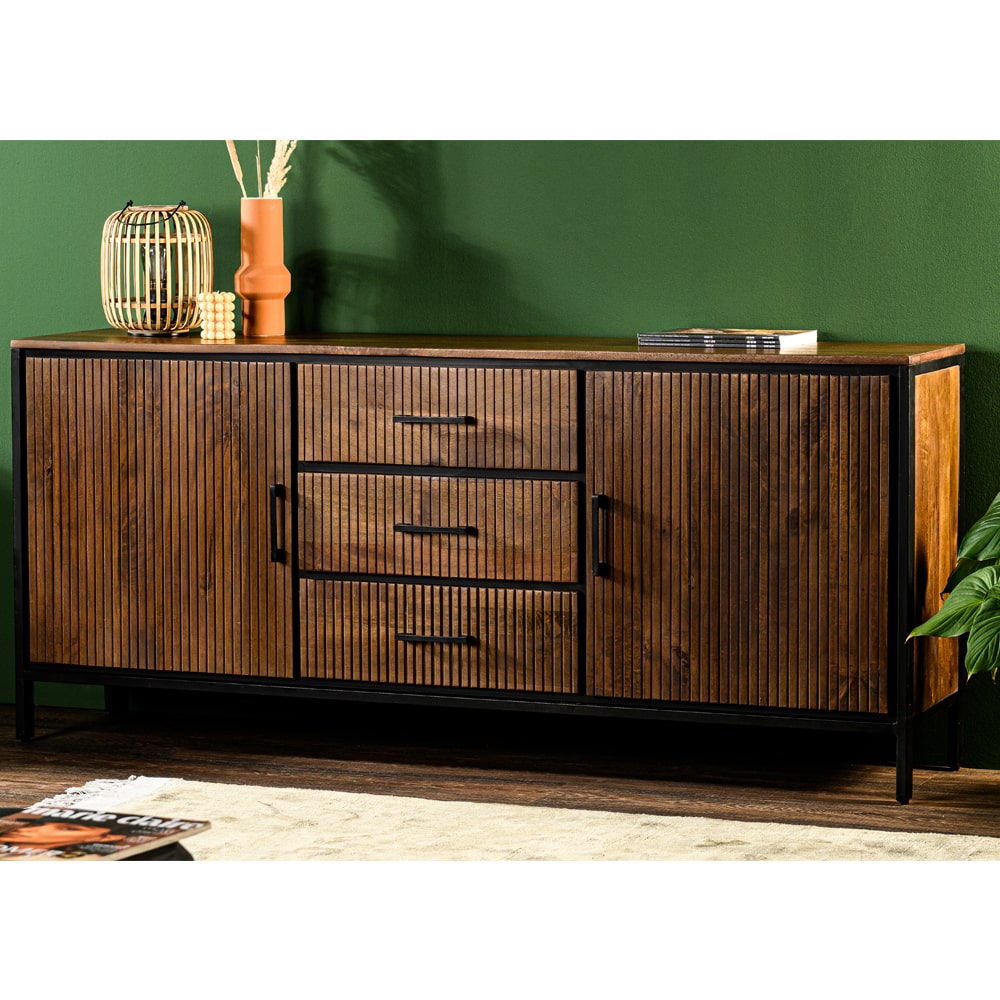Haluta Acacia Dressoir Eric - 180 x 40 x 80 cm - Bruin