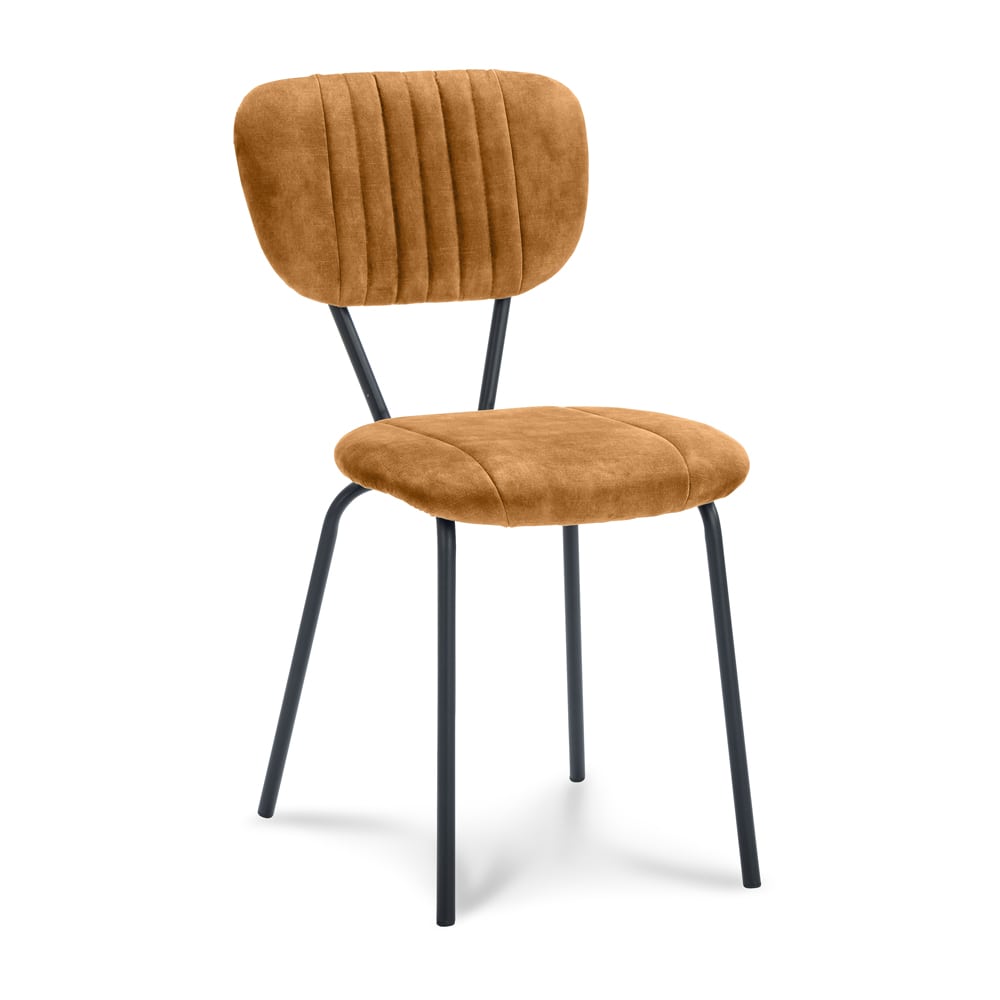Haluta Eetkamerstoel Sem – Cognac - Afbeelding 2